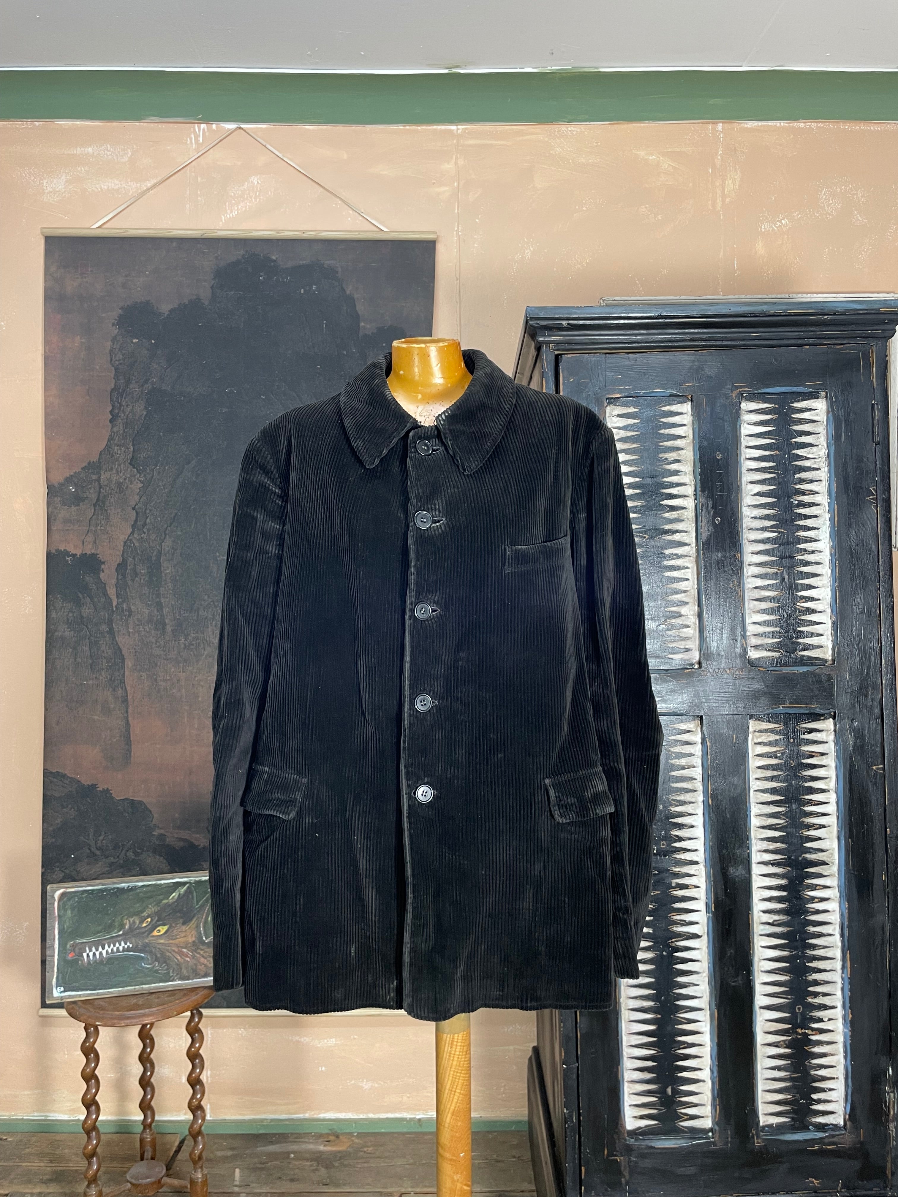 Vintage 1950s French Corduroy Workwear Jacket