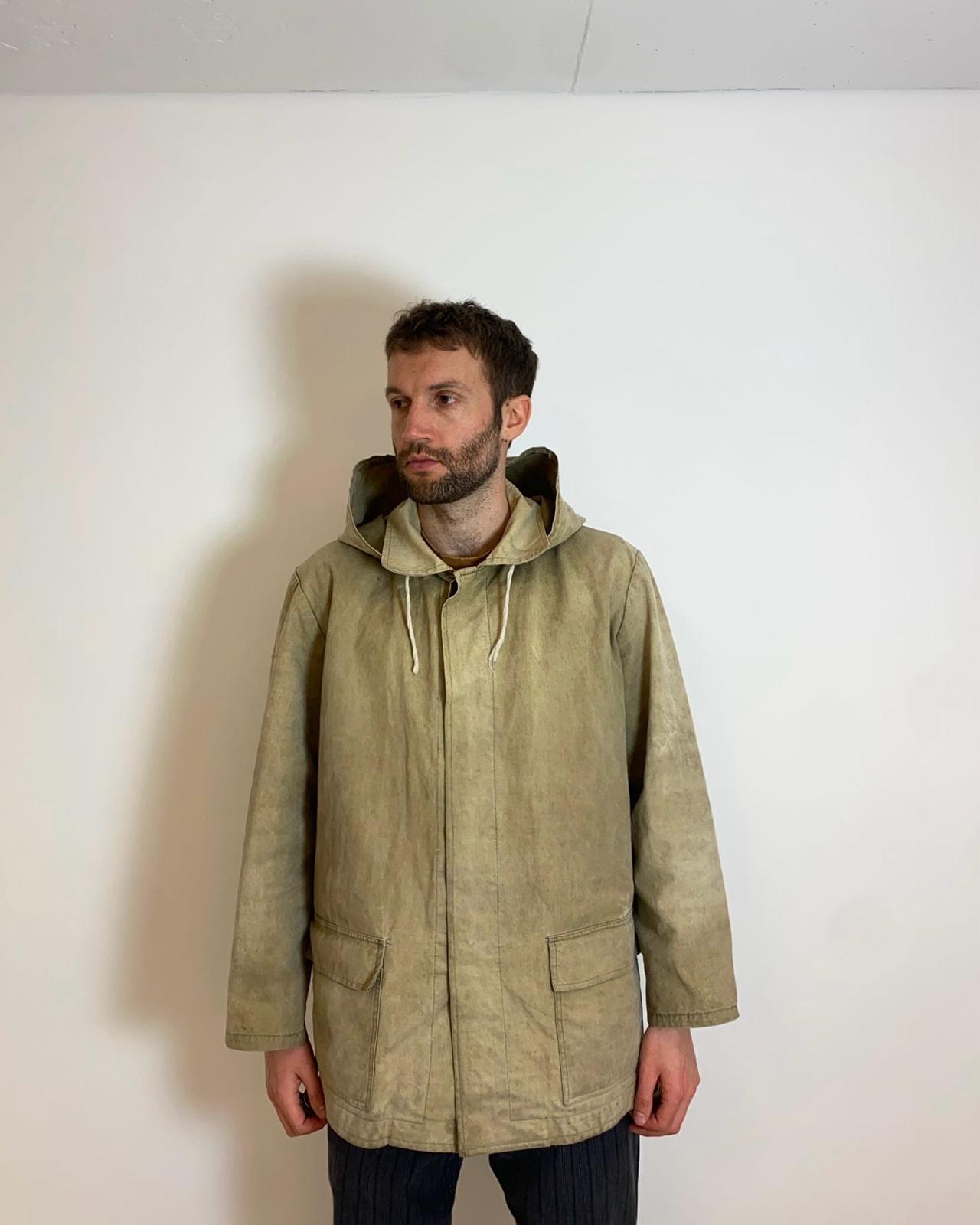 Vintage French Military Canvas Jacket