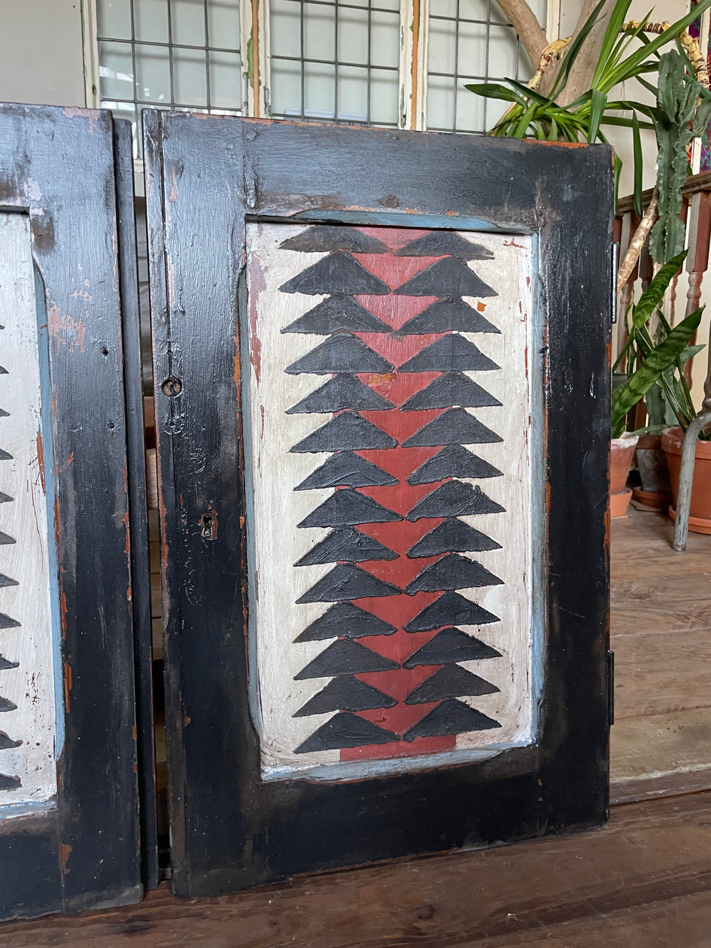 Vintage Pine Folk Art Wallhangings
