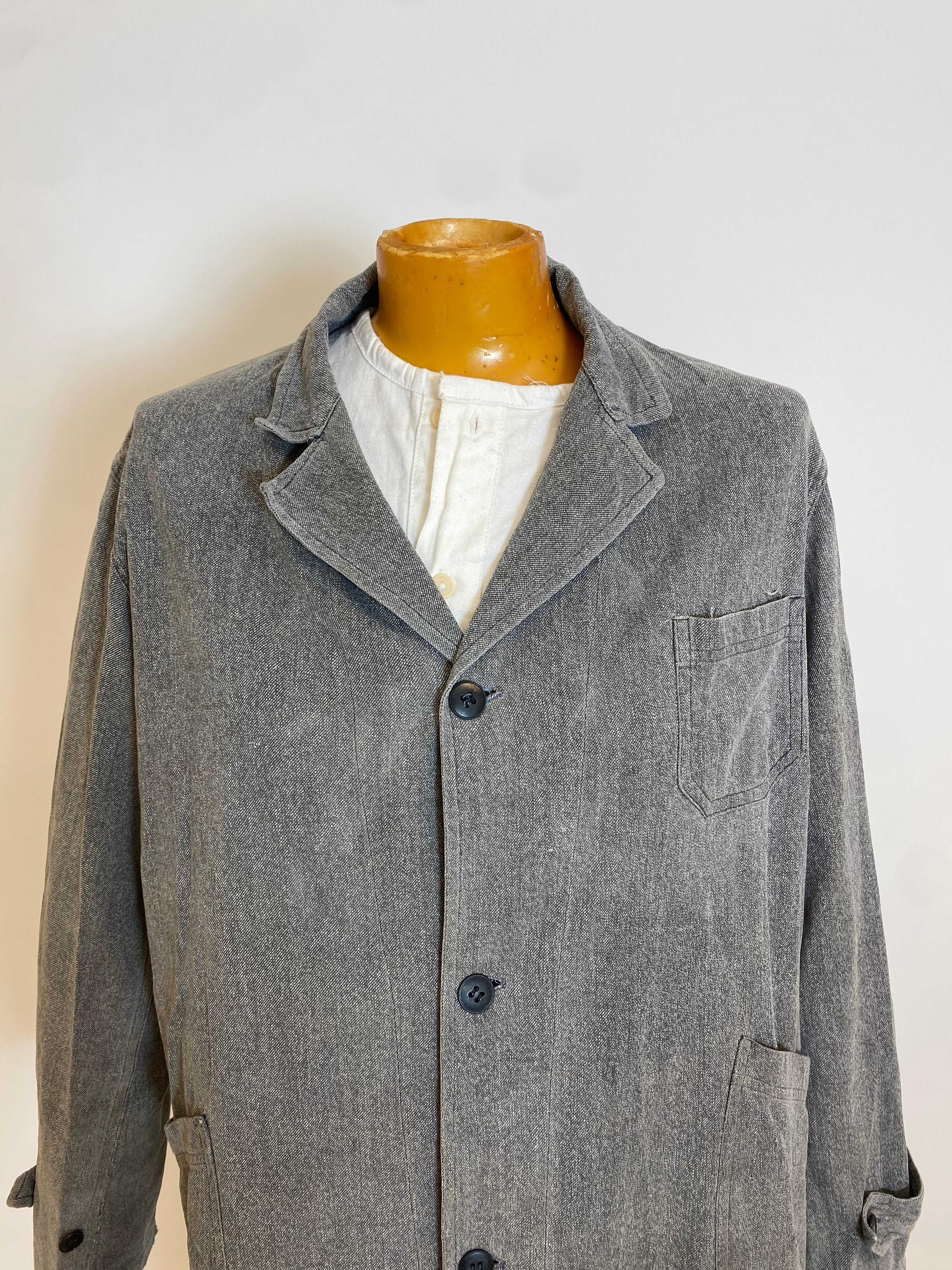 Vintage French 1960s Salt and Pepper Atelier Jacket
