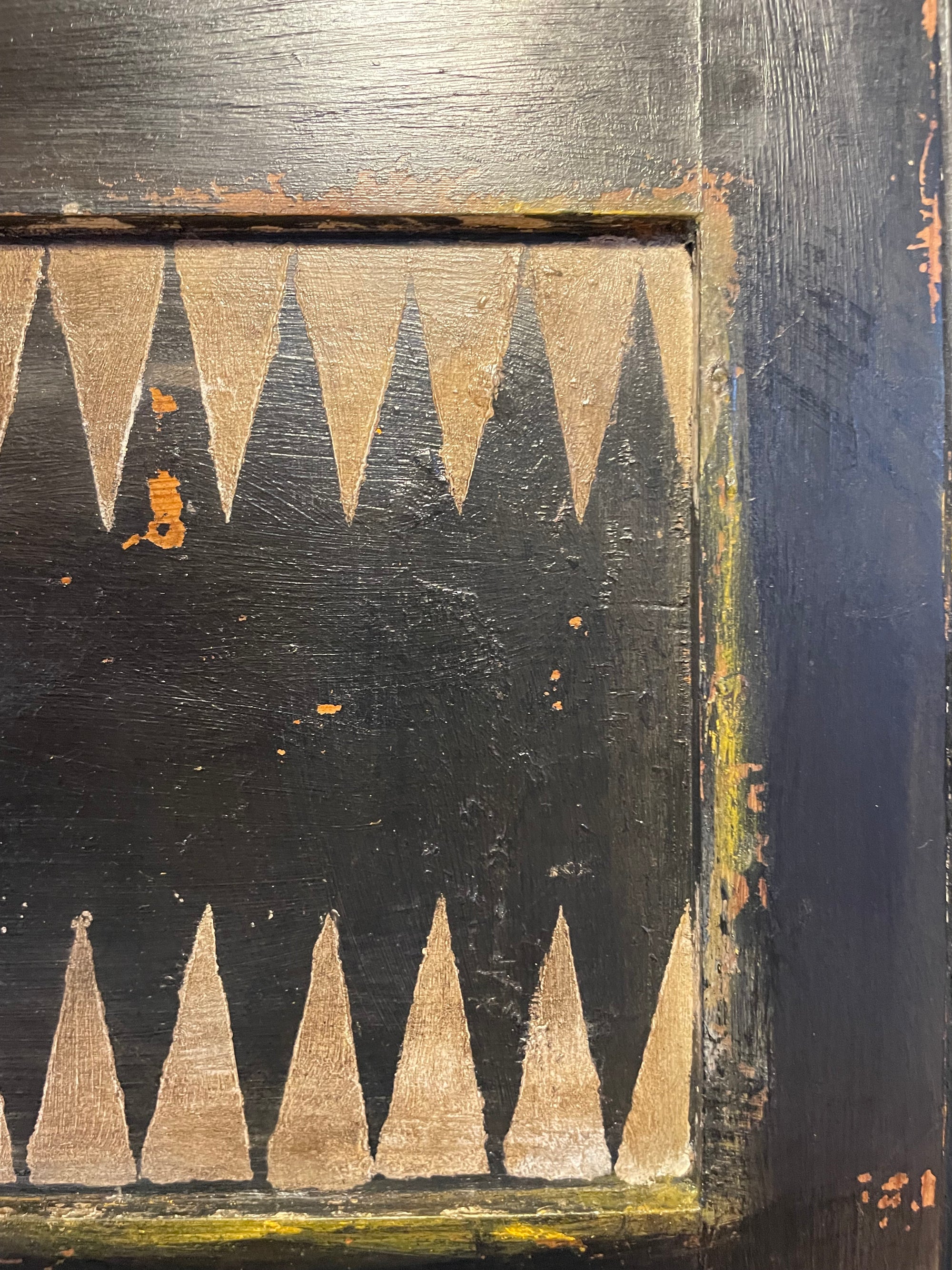 Vintage Folk Art Wardrobe/ Hall Cupboard