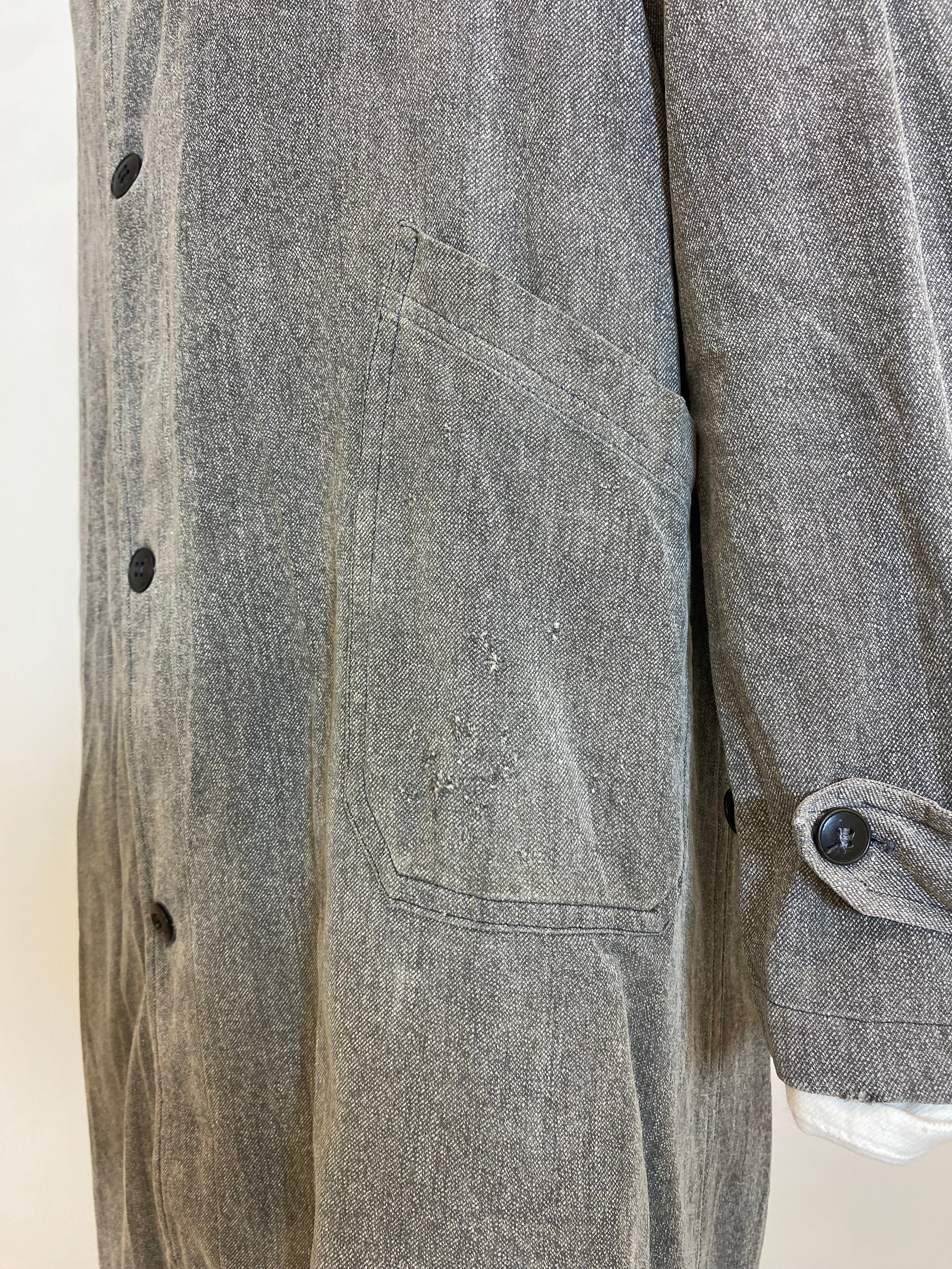 Vintage French 1960s Salt and Pepper Atelier Jacket