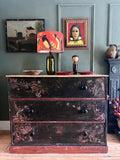 Antique Painted Drawers with Chinoiserie