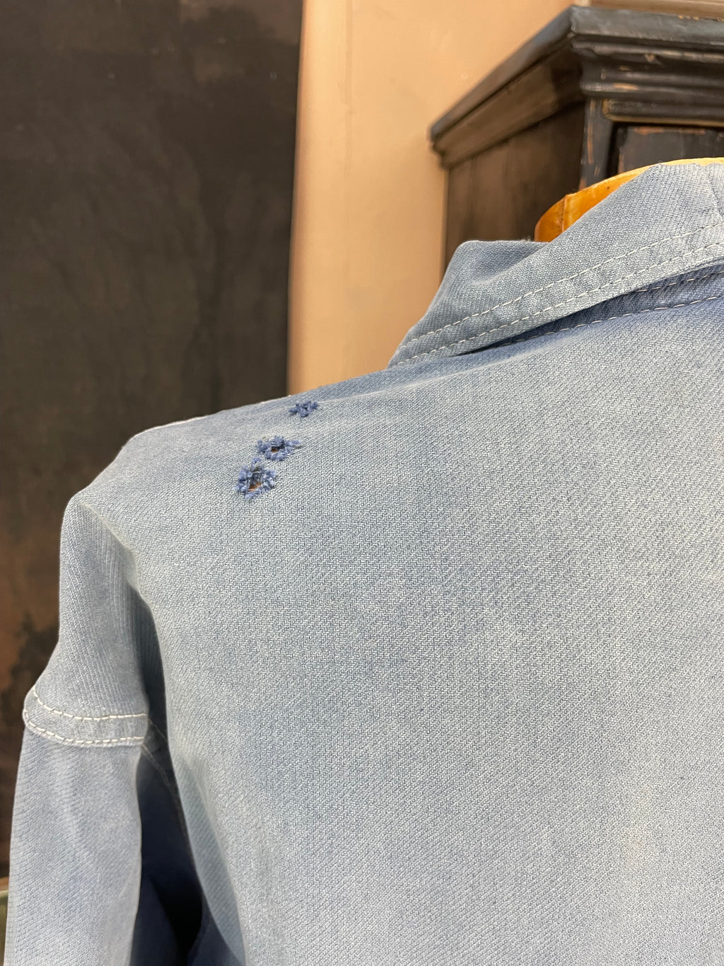 Vintage French 1960s Workwear Chore Jacket