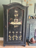 Vintage Painted Folk Art Wardrobe