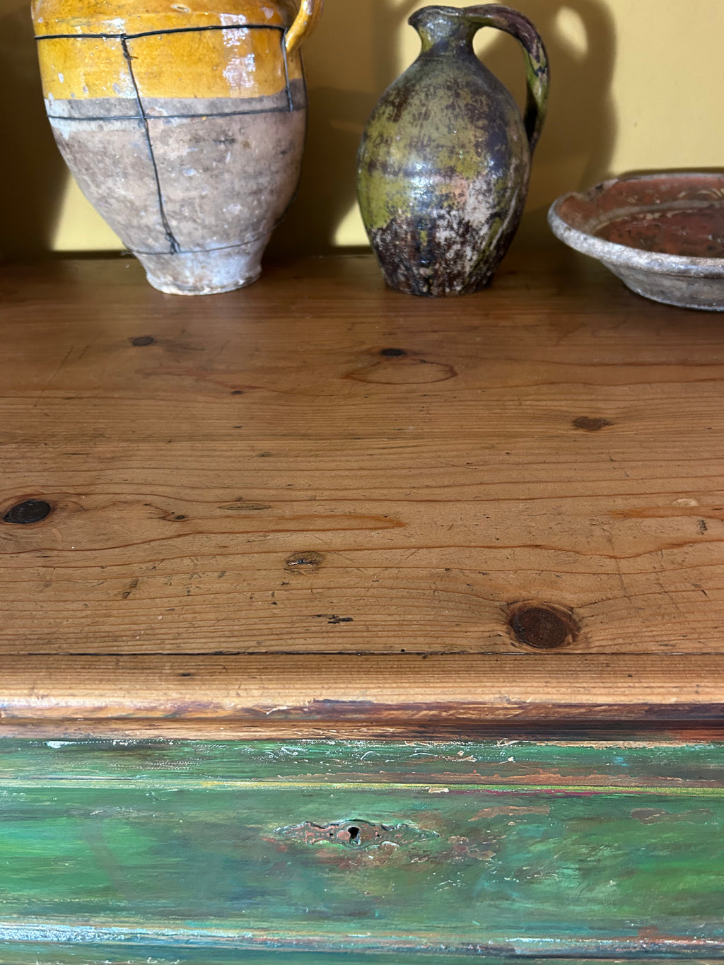 Vintage Painted Large Chest of Drawers