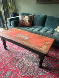 Vintage Painted Pine Bloomsbury Inspired Coffee Table