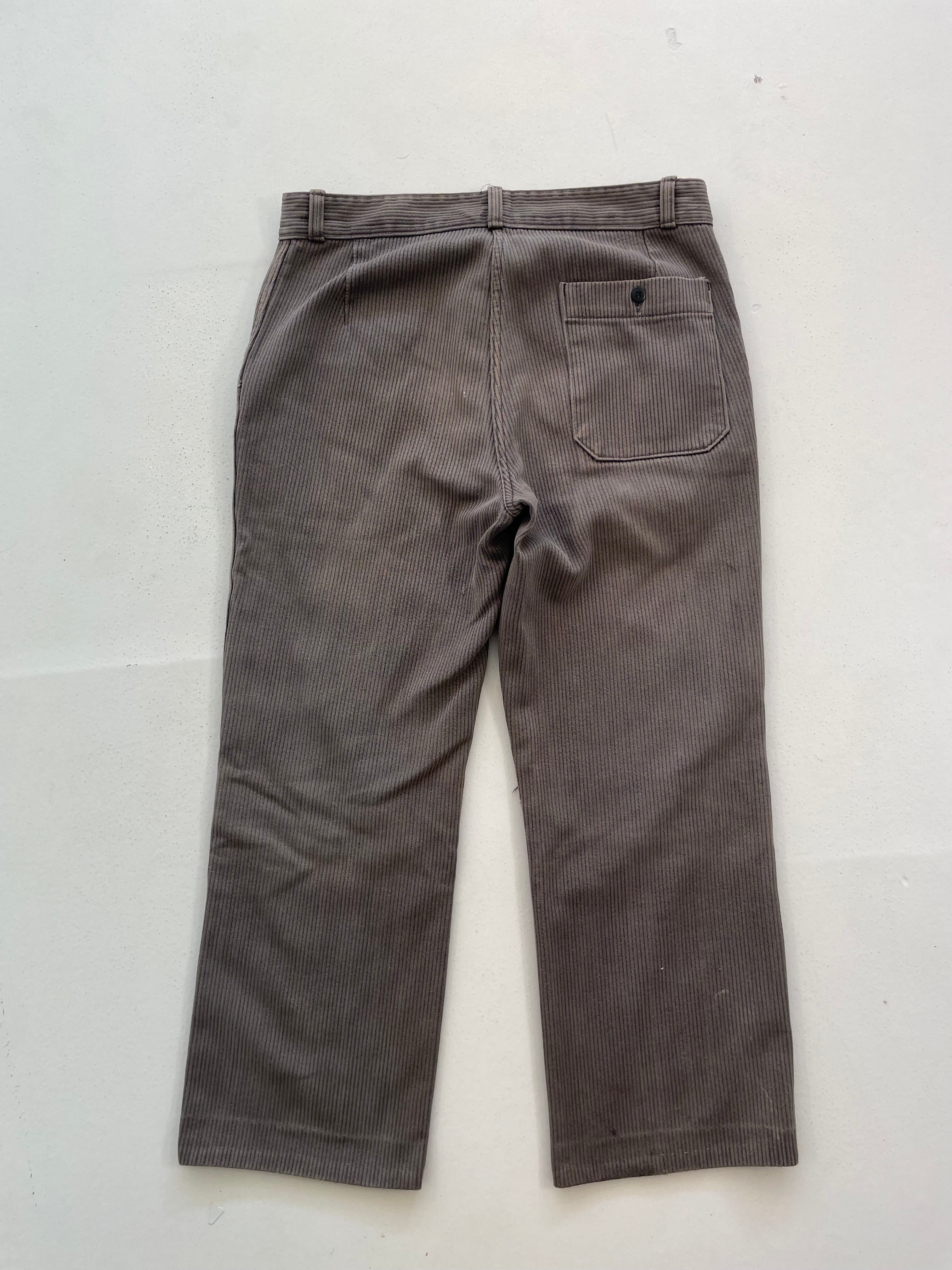 Vintage French Workwear Chore Trousers