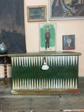 Vintage Folk Art Blanket Box