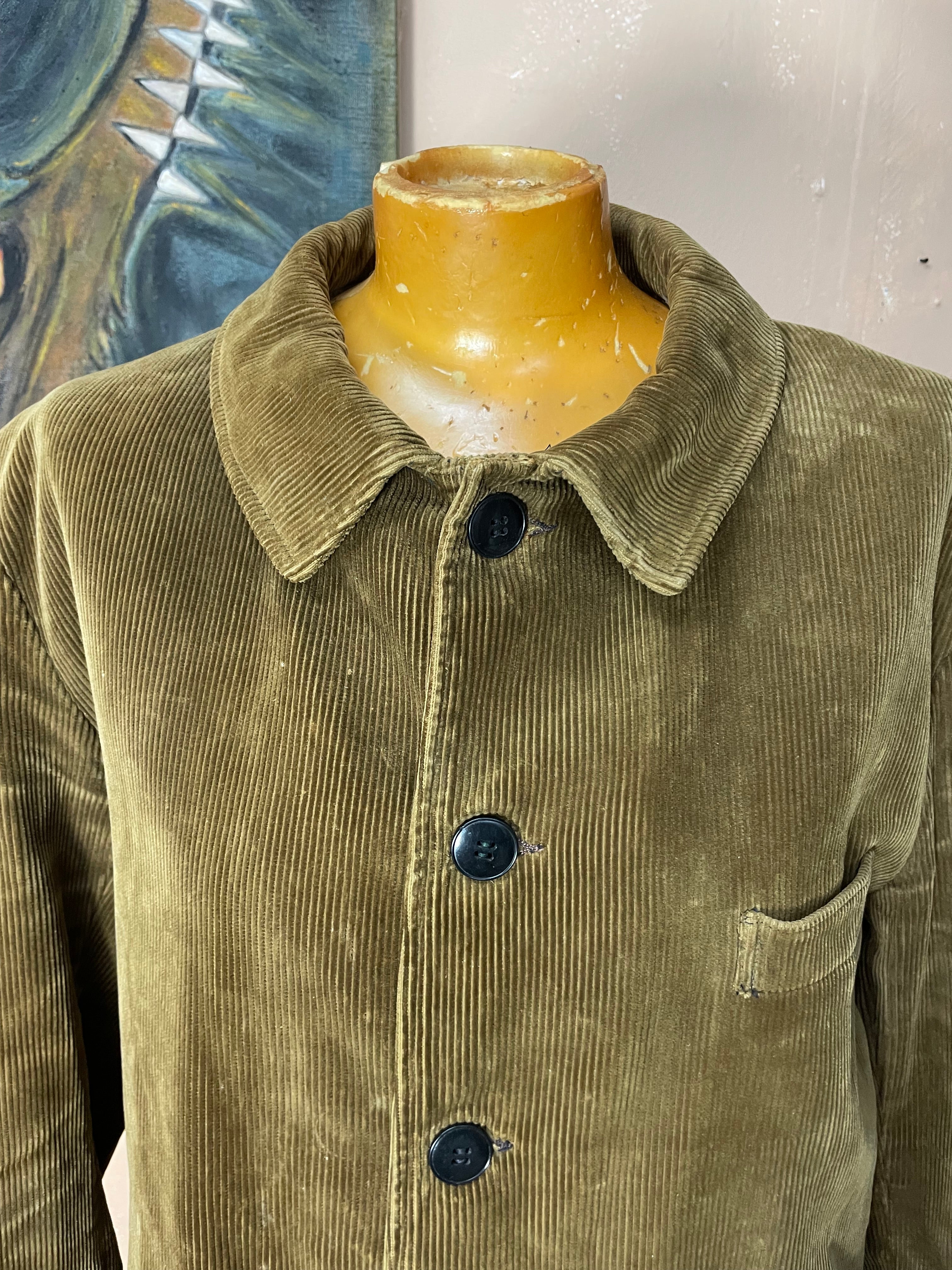 Vintage French 1950s Corduroy Jacket
