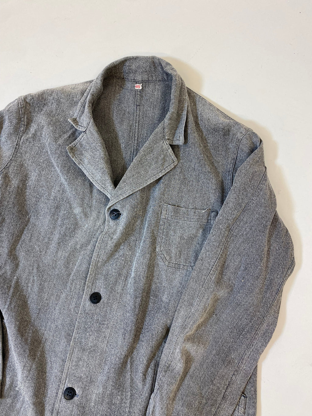 Vintage French 1960s Salt and Pepper Atelier Jacket