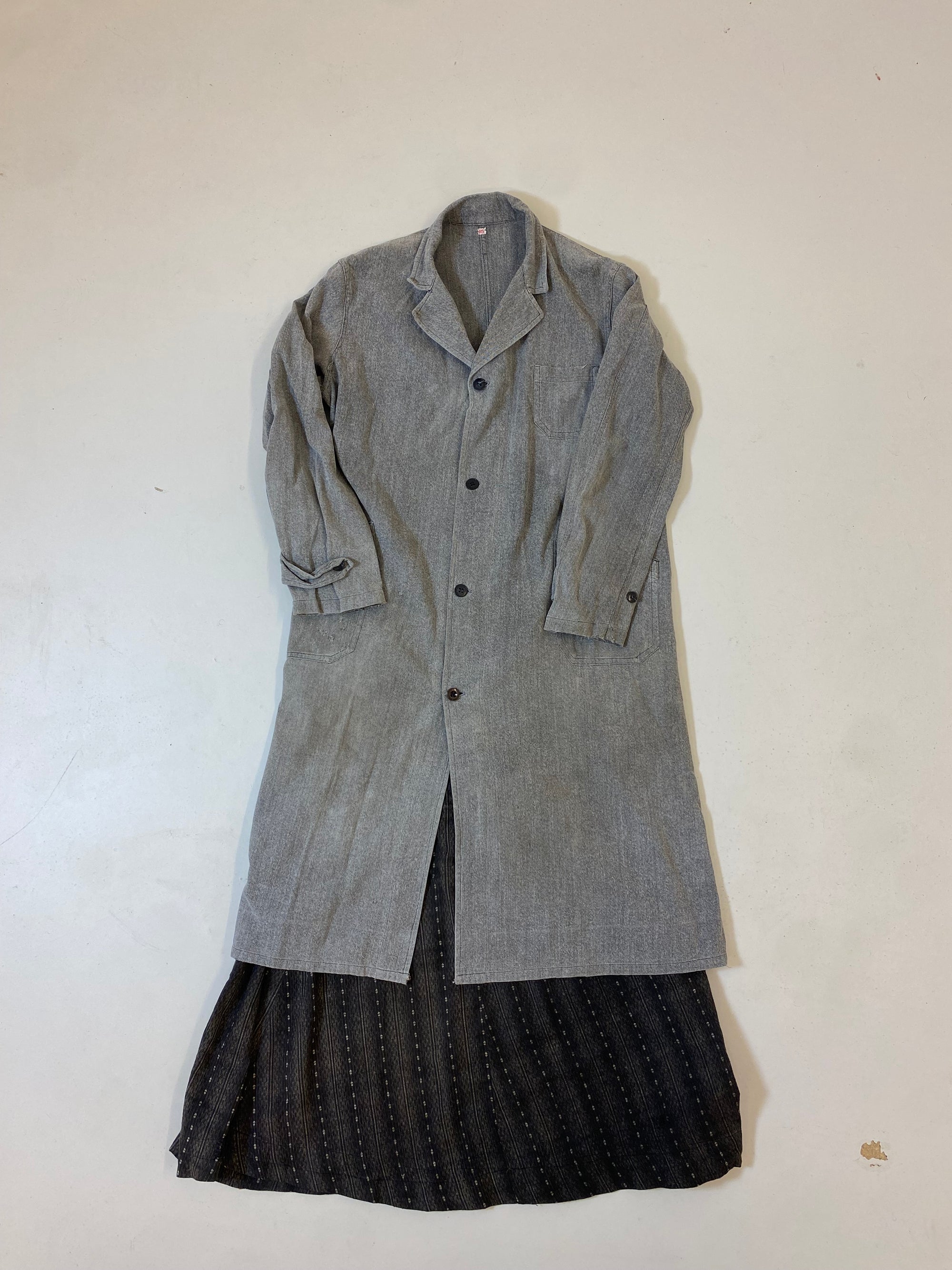Vintage French 1960s Salt and Pepper Atelier Jacket