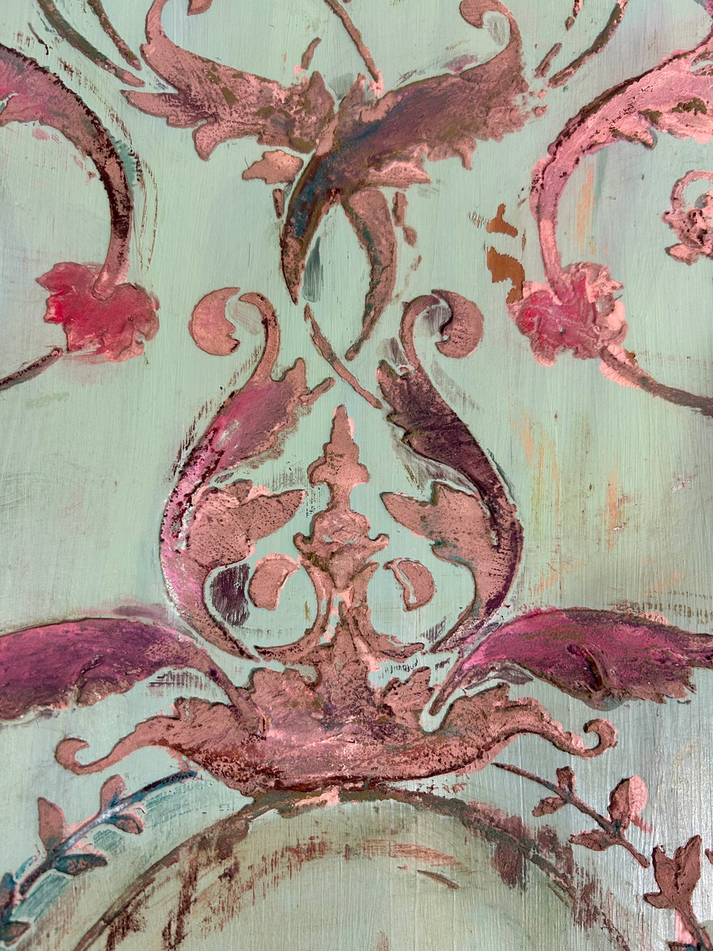 Antique French Painted wardrobe