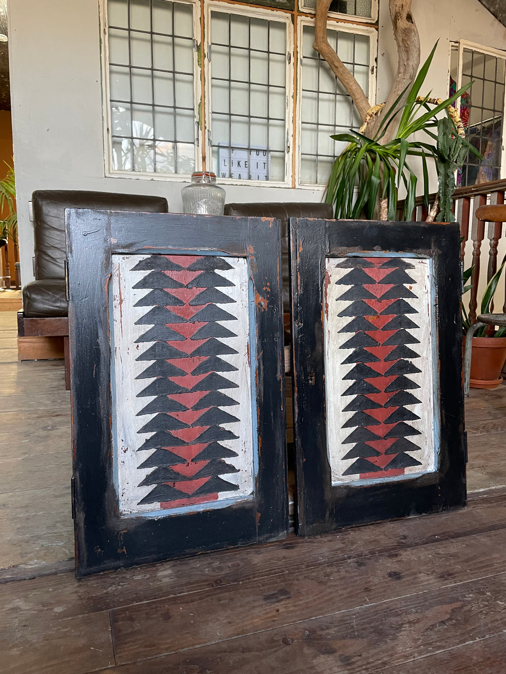 Vintage Pine Folk Art Wallhangings