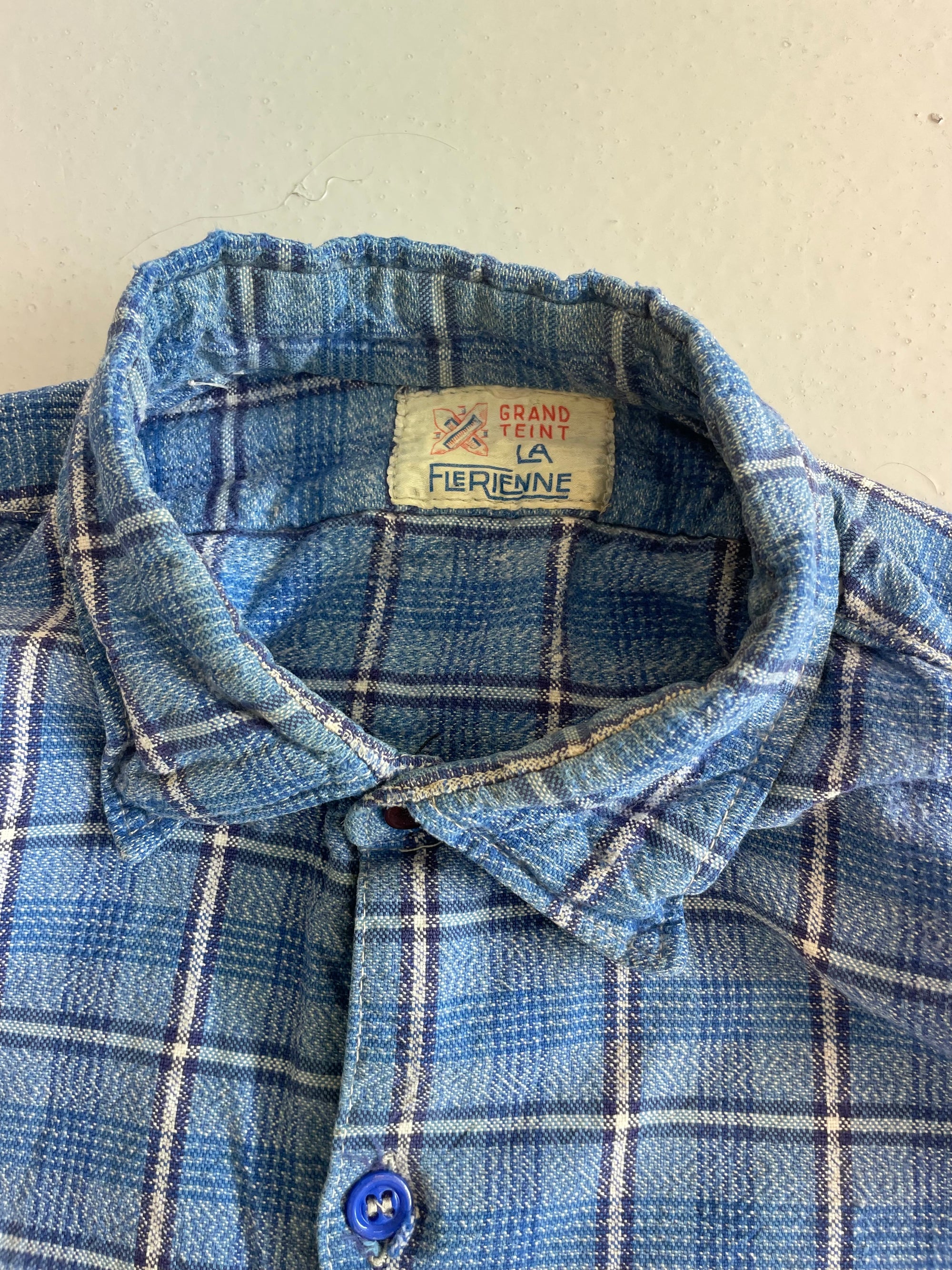 Vintage French Workwear Shirt