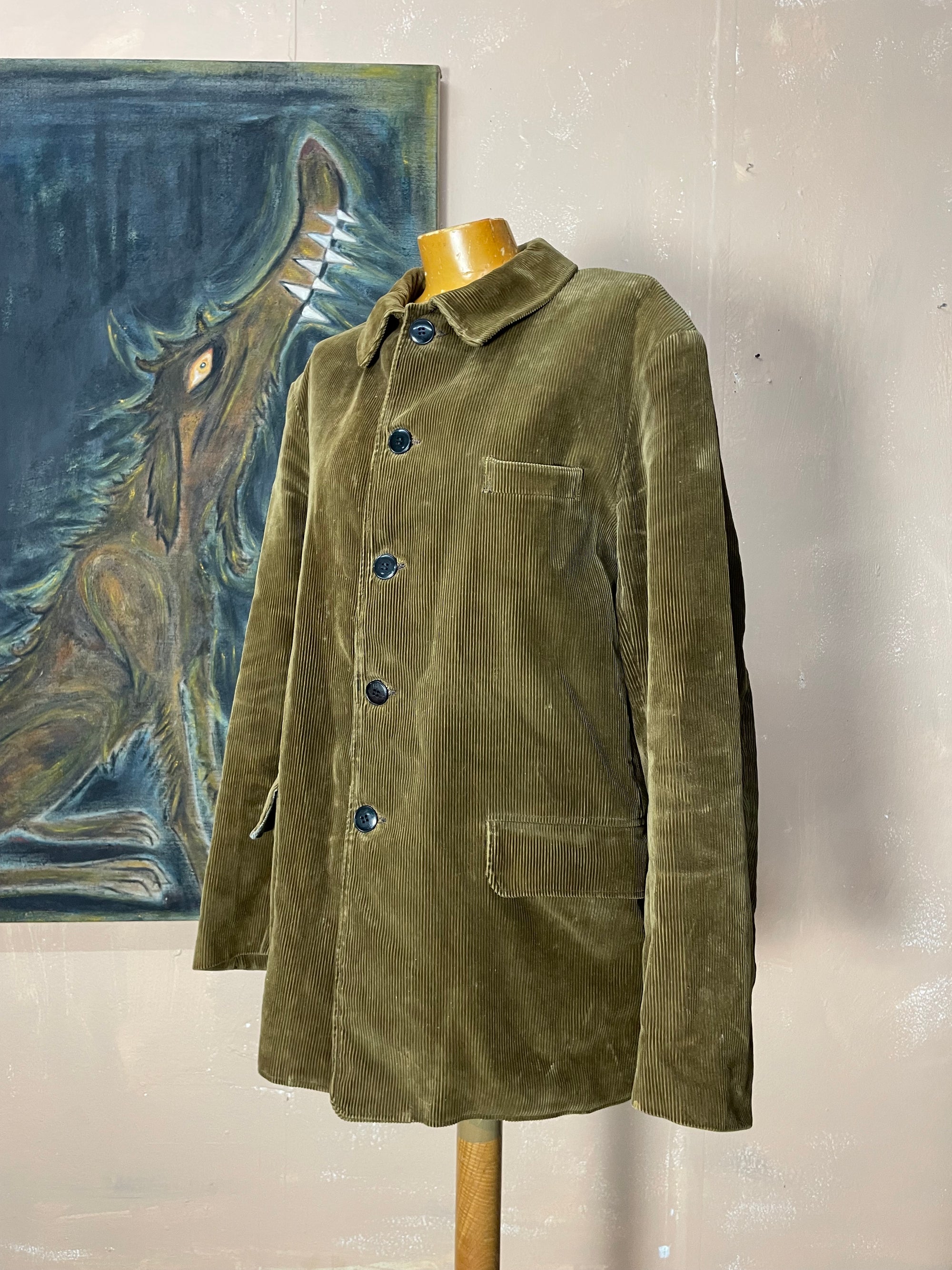 Vintage French 1950s Corduroy Jacket