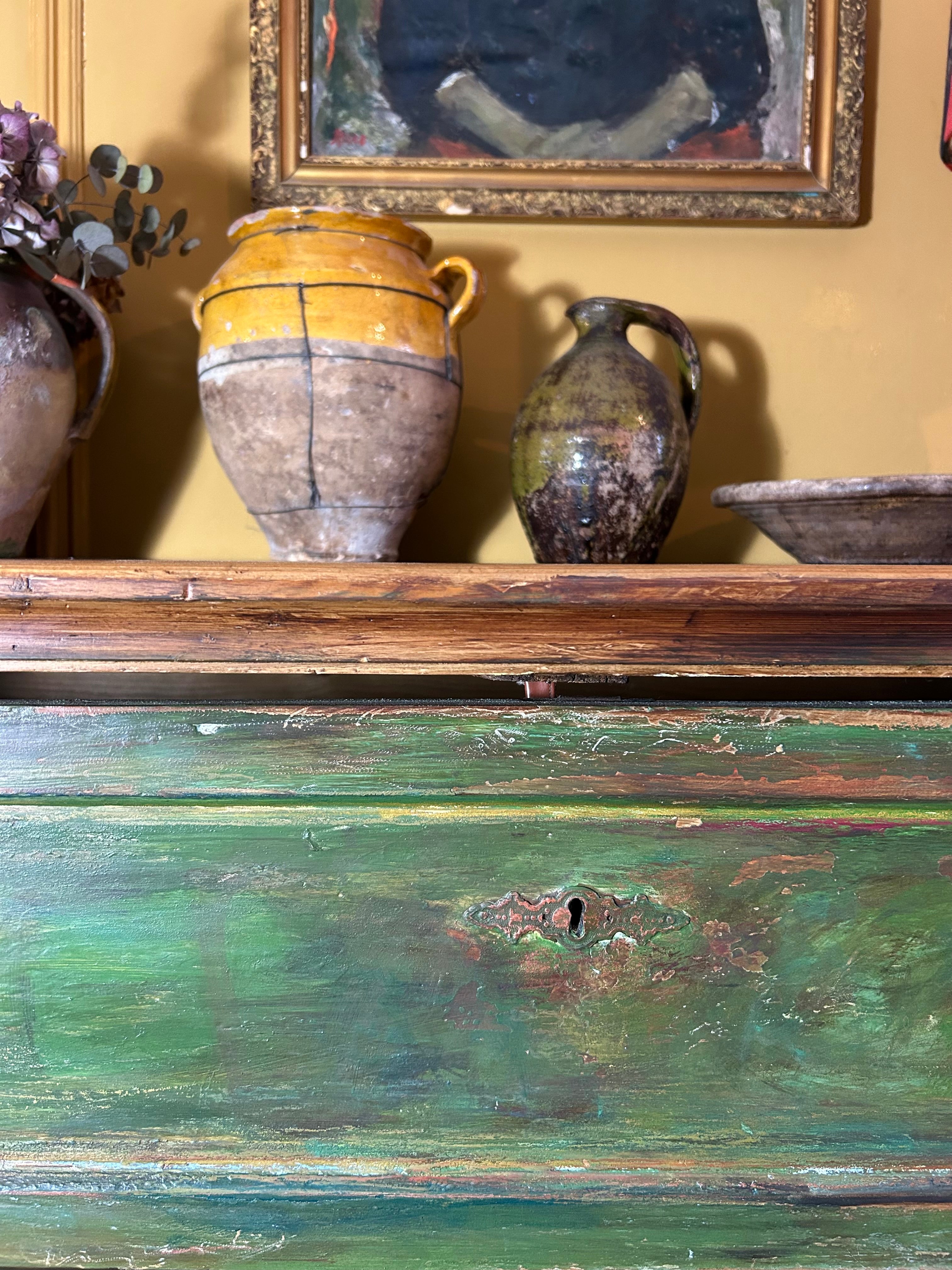 Vintage Painted Large Chest of Drawers