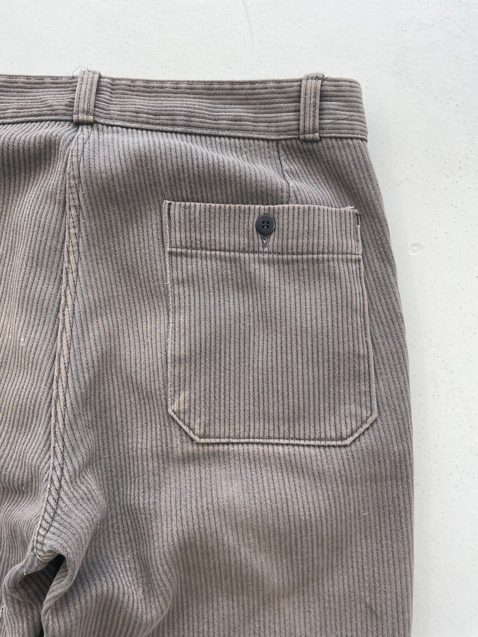 Vintage French Workwear Chore Trousers