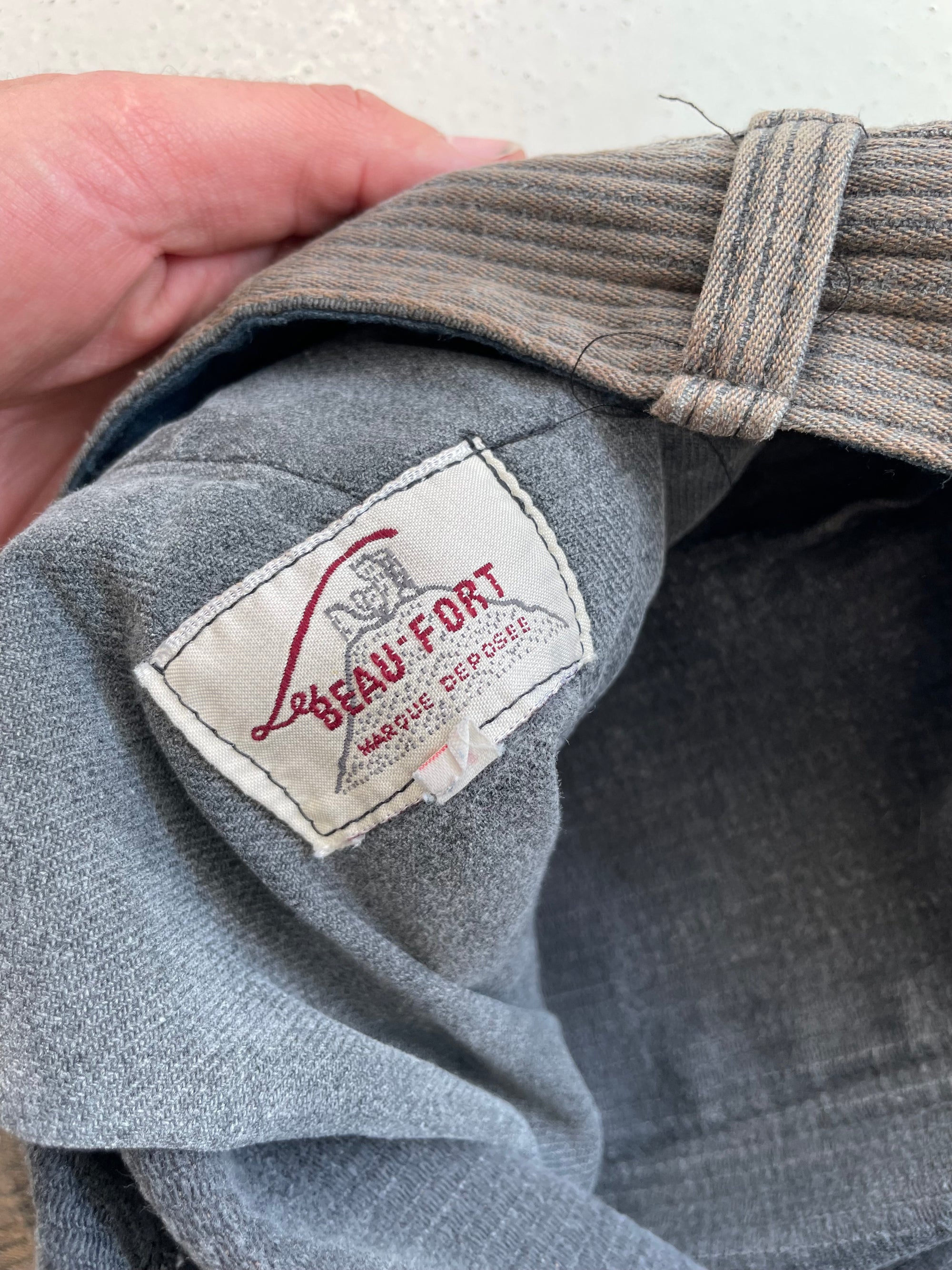 Vintage French Workwear Chore Trousers