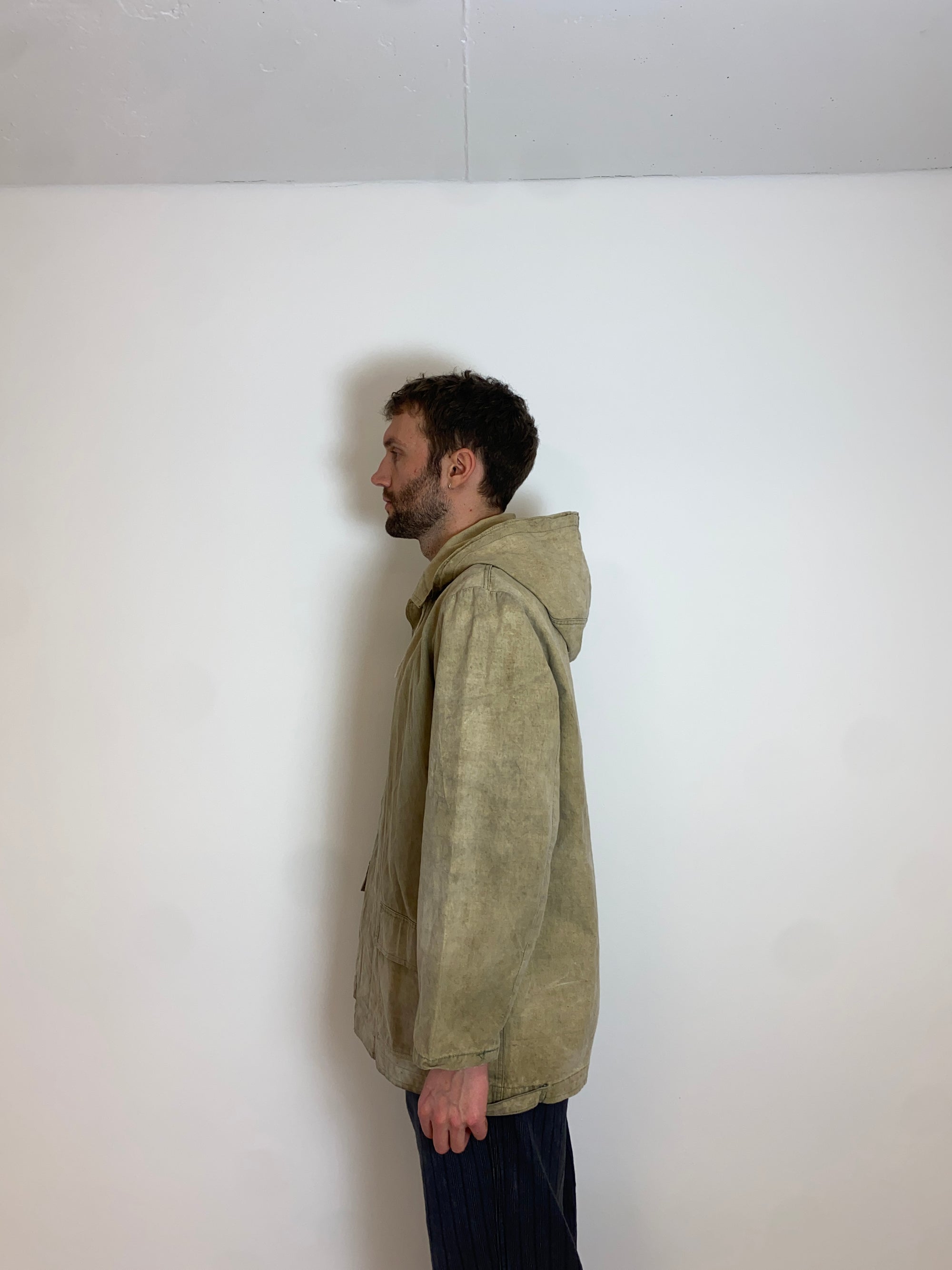 Vintage French Military Canvas Jacket