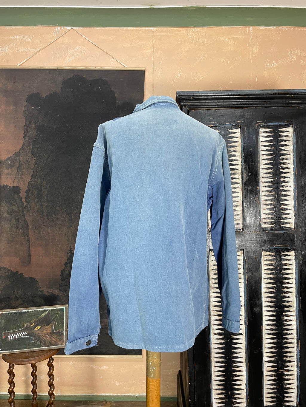 Vintage French 1960s Workwear Chore Jacket