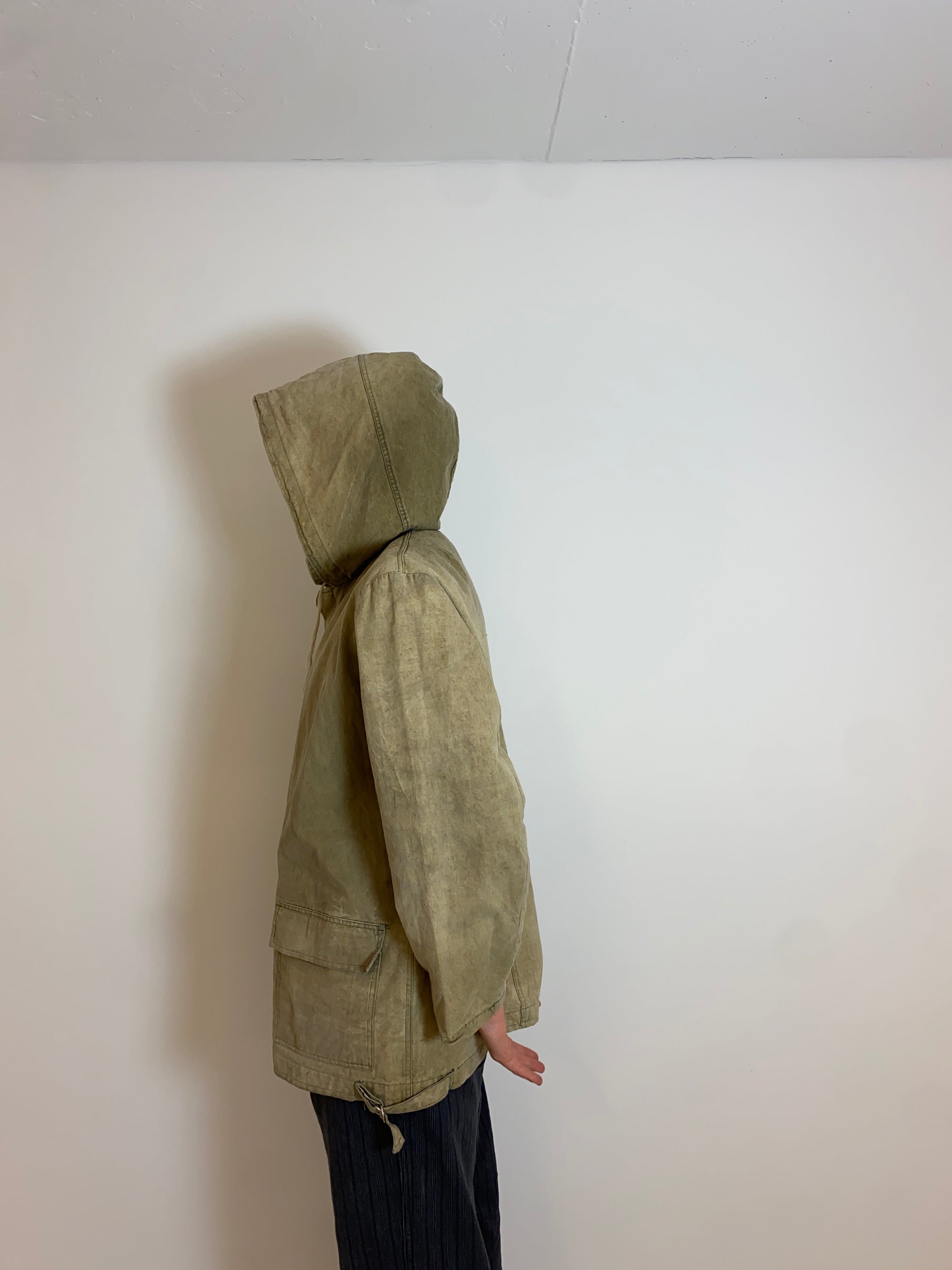 Vintage French Military Canvas Jacket