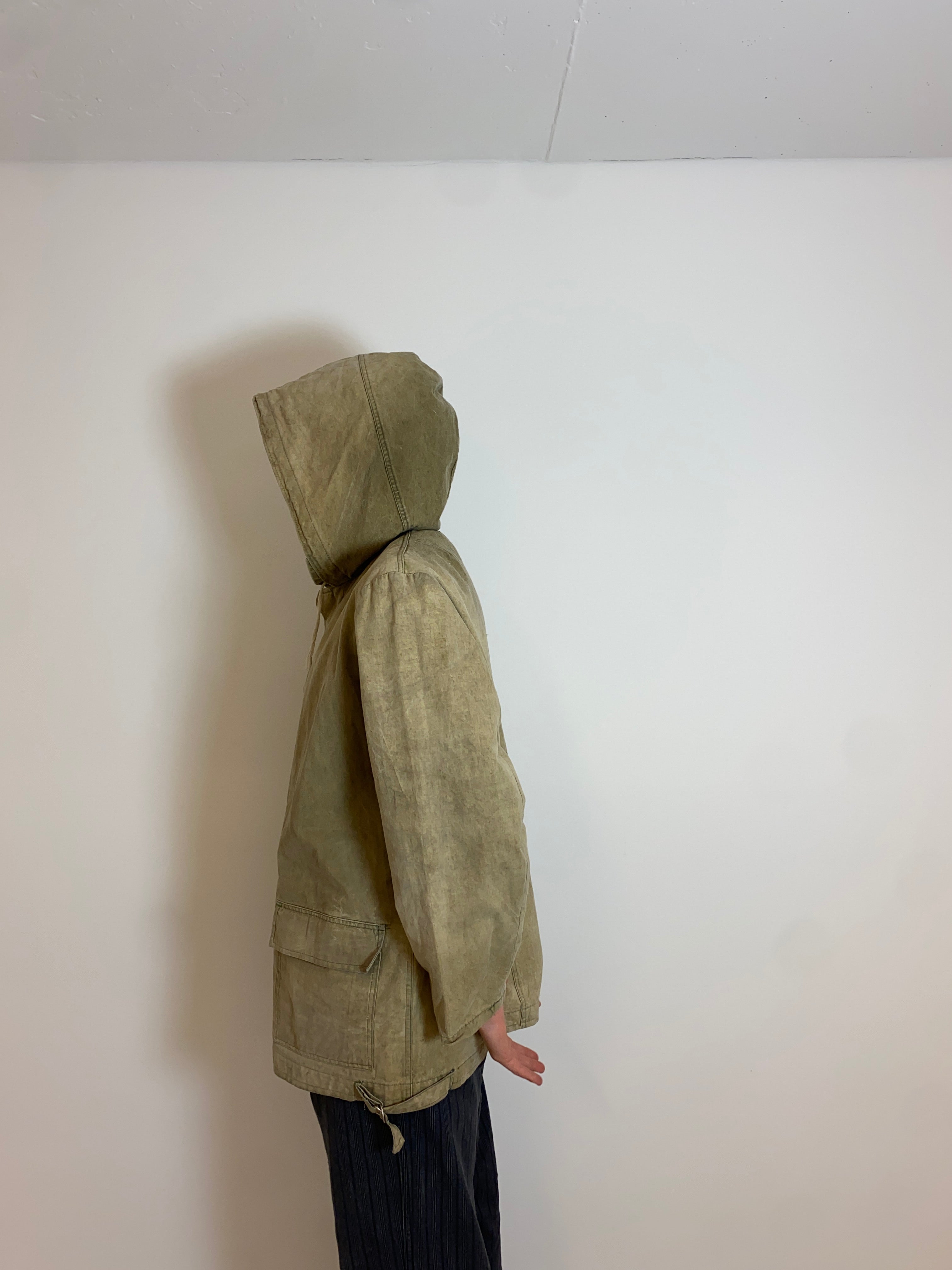 Vintage French Military Canvas Jacket