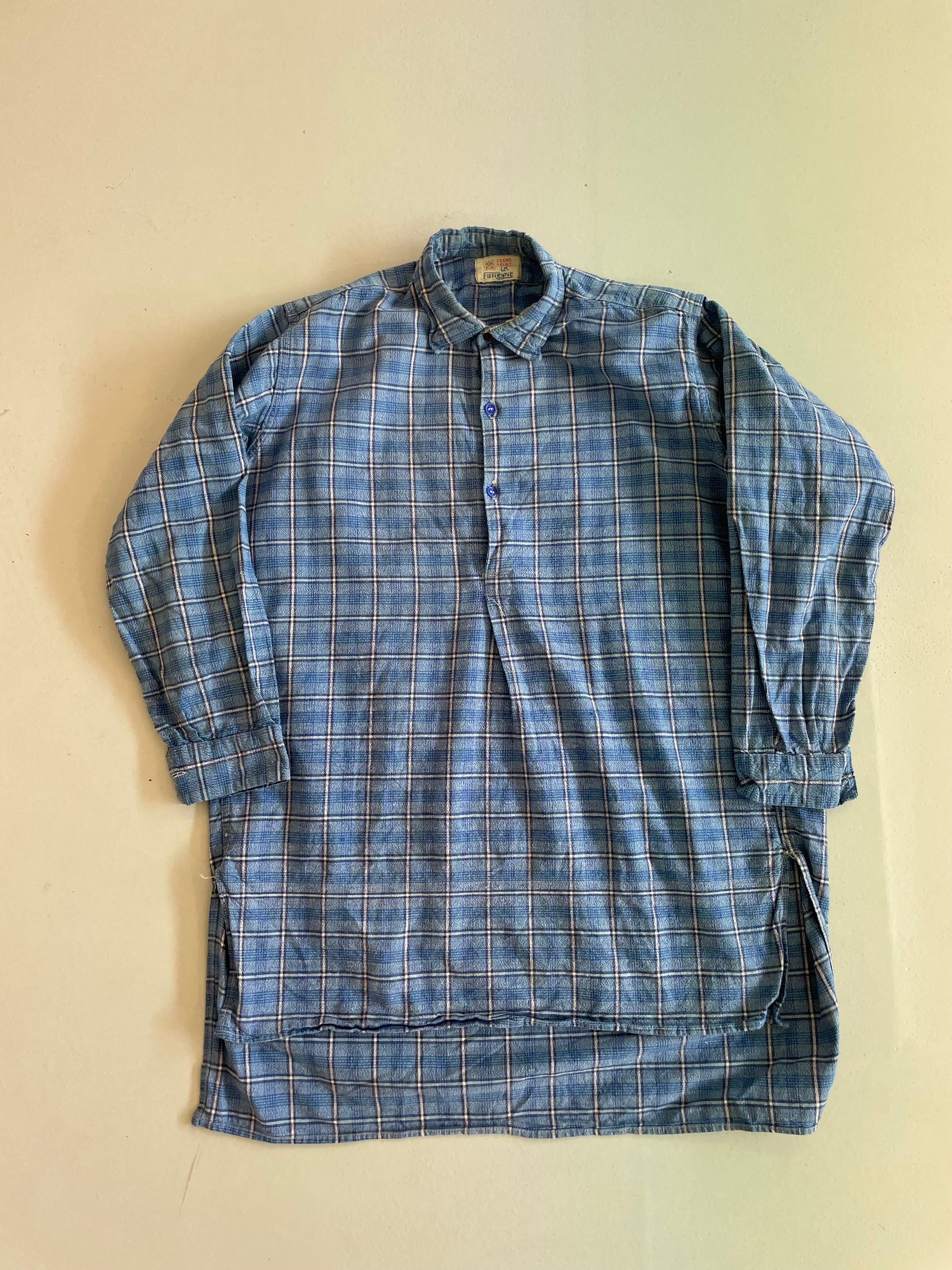 Vintage French Workwear Shirt