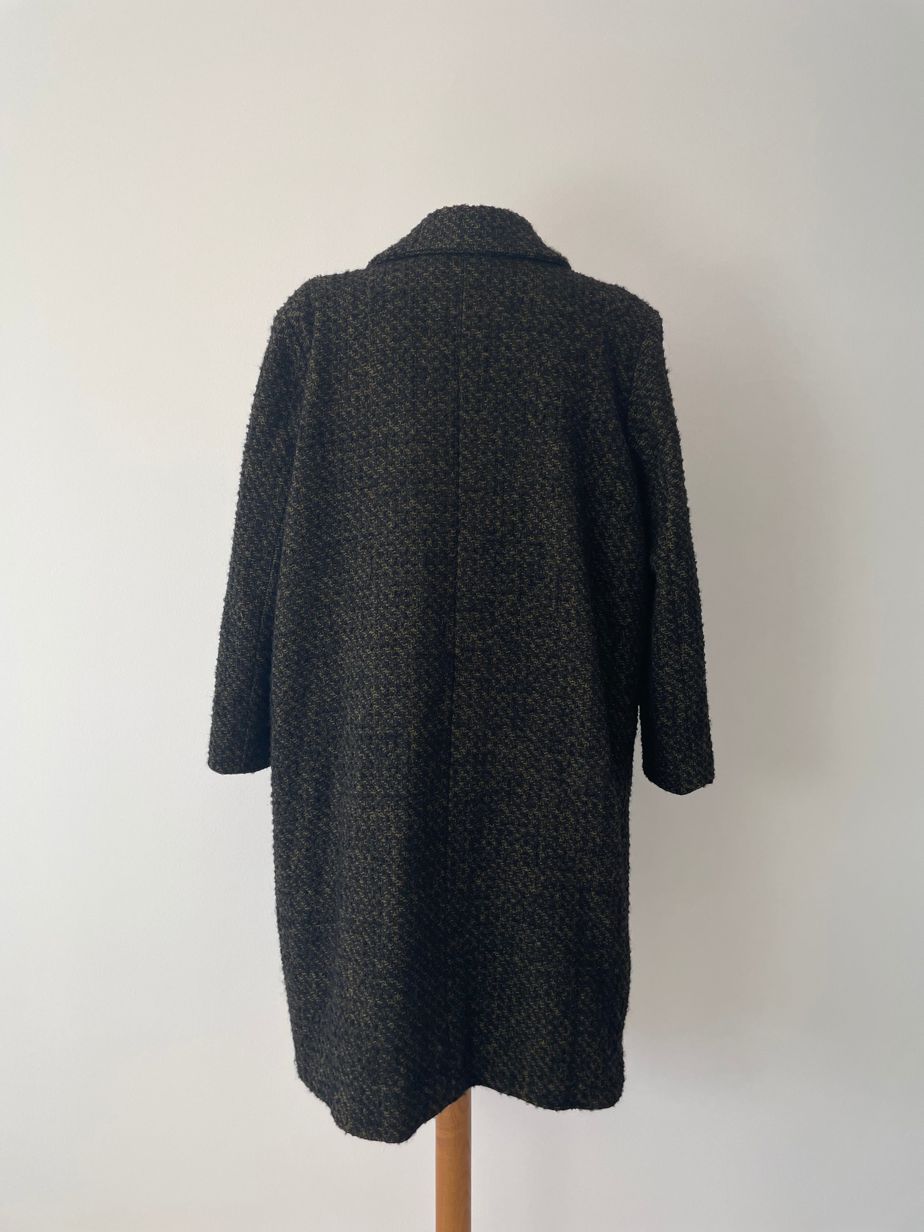 Vintage French 1930’s Tweed Overcoat