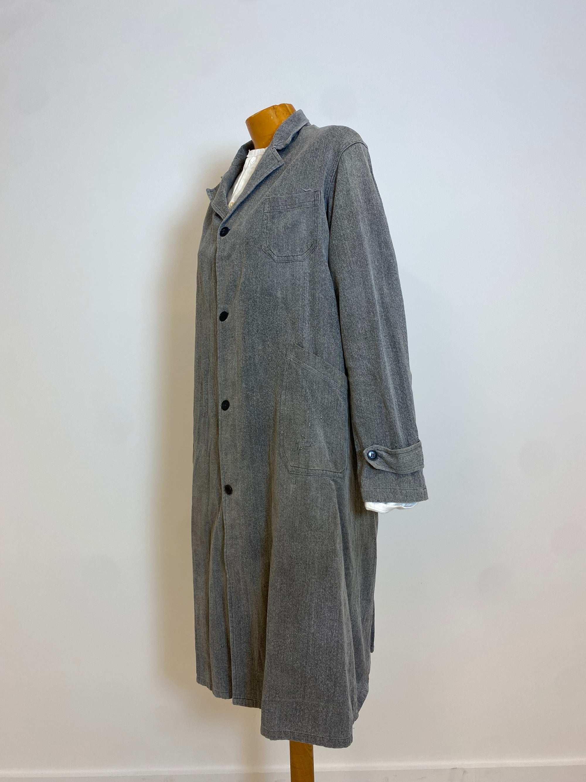 Vintage French 1960s Salt and Pepper Atelier Jacket