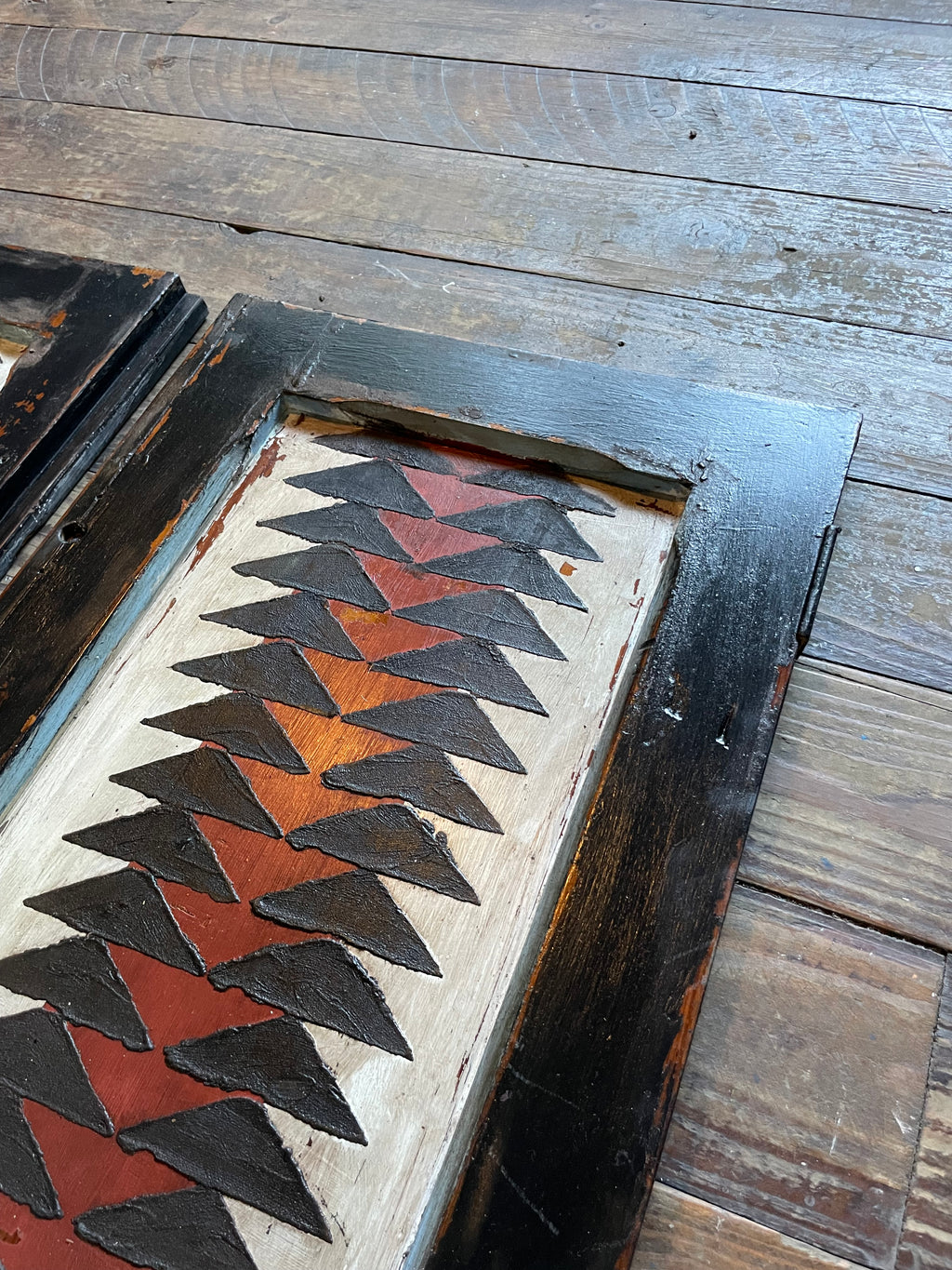 Vintage Pine Folk Art Wallhangings