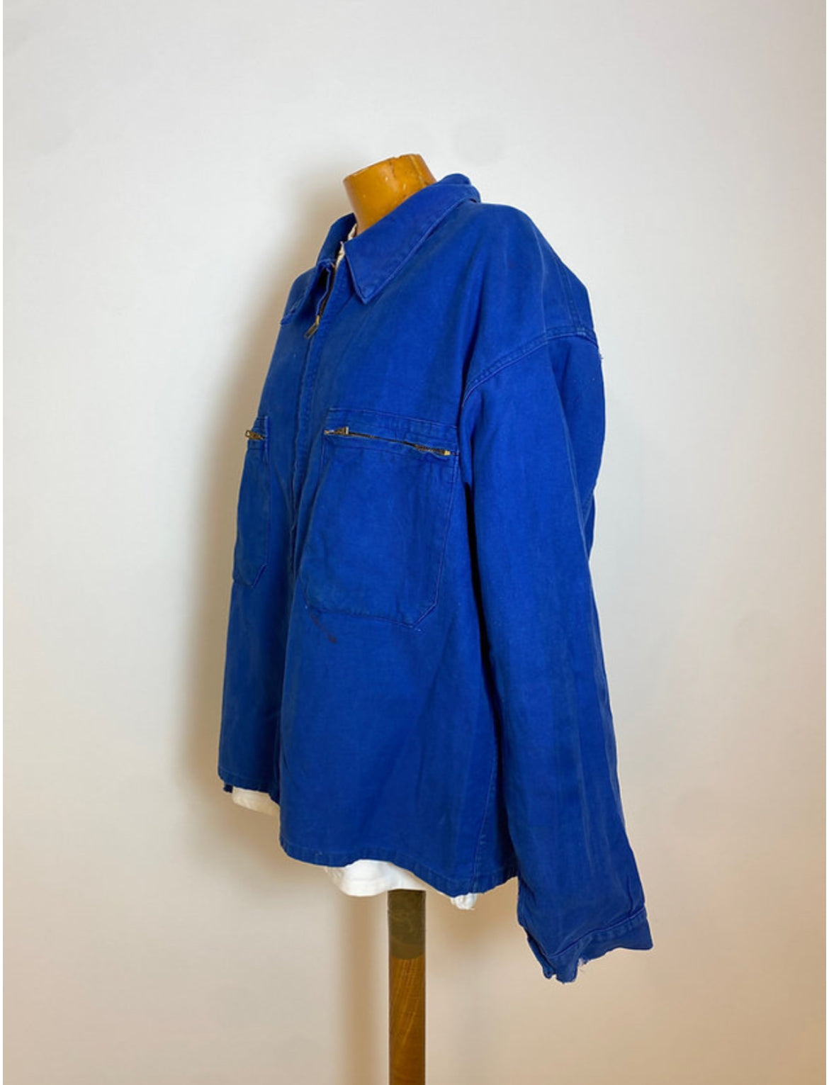 Vintage French Zip Up Chore Jacket