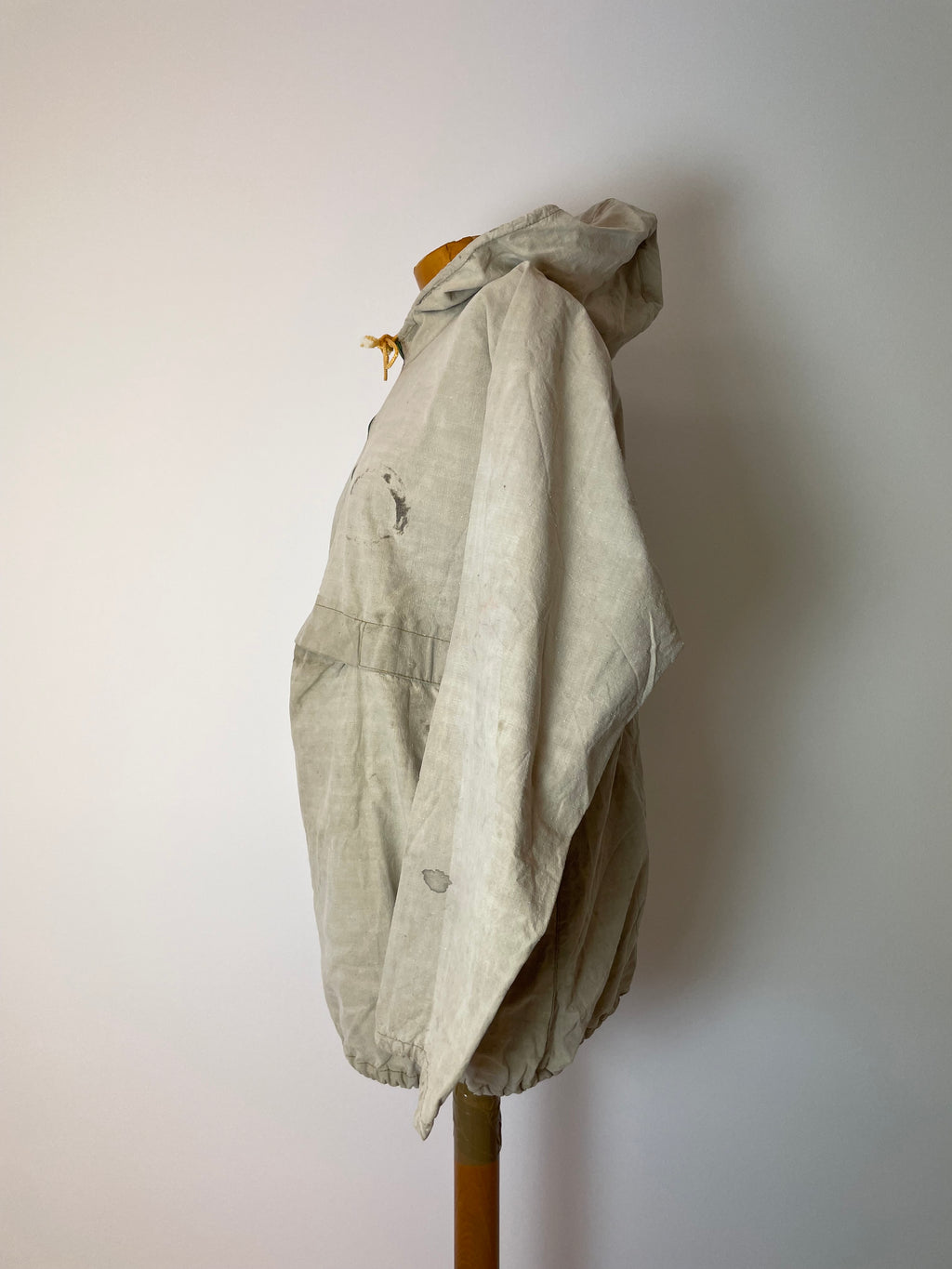 Vintage 1960s French Military Canvas Smock