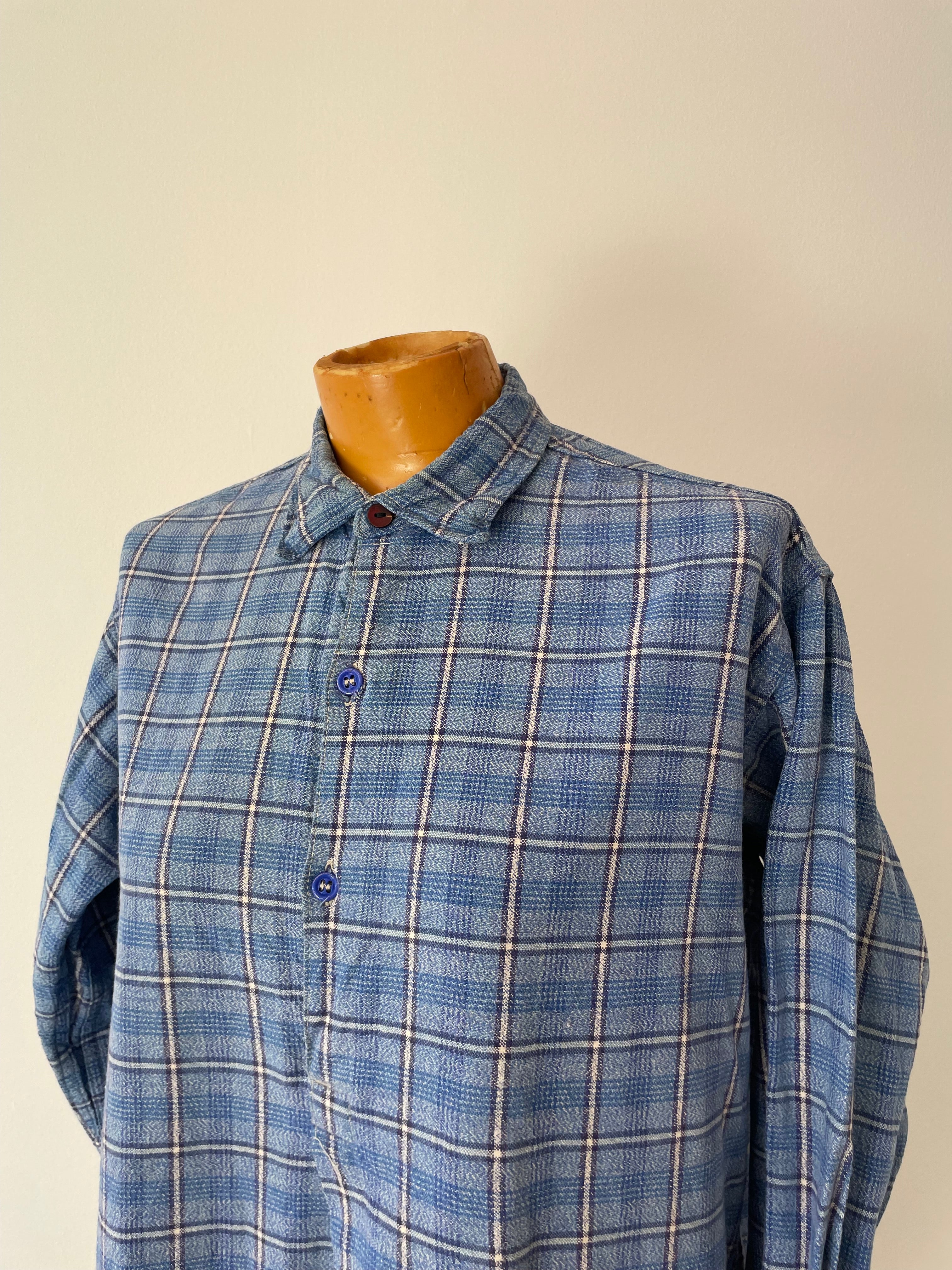 Vintage French Workwear Shirt
