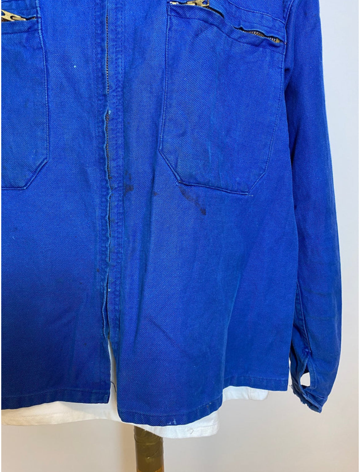 Vintage French Zip Up Chore Jacket