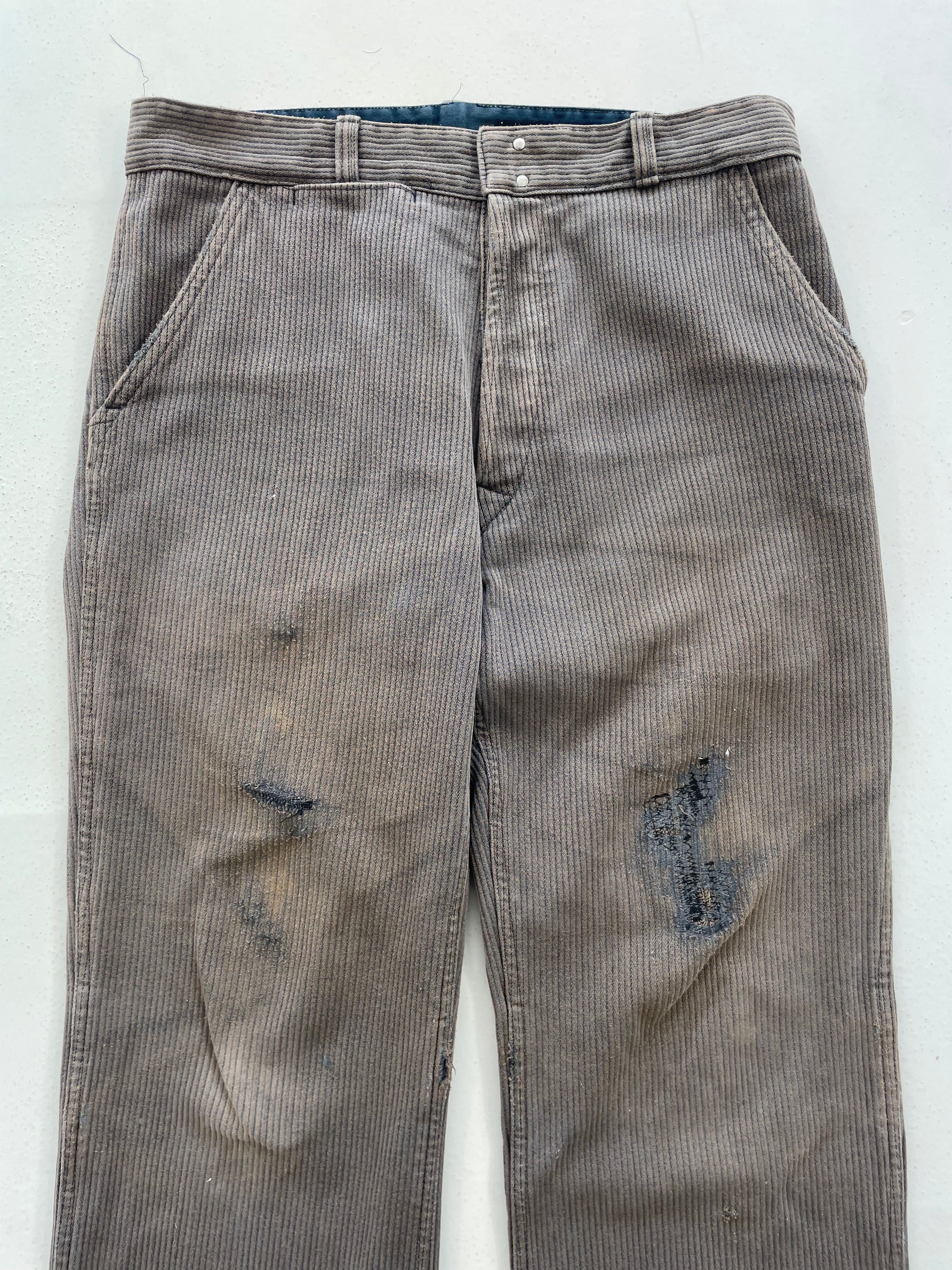 Vintage French Workwear Chore Trousers