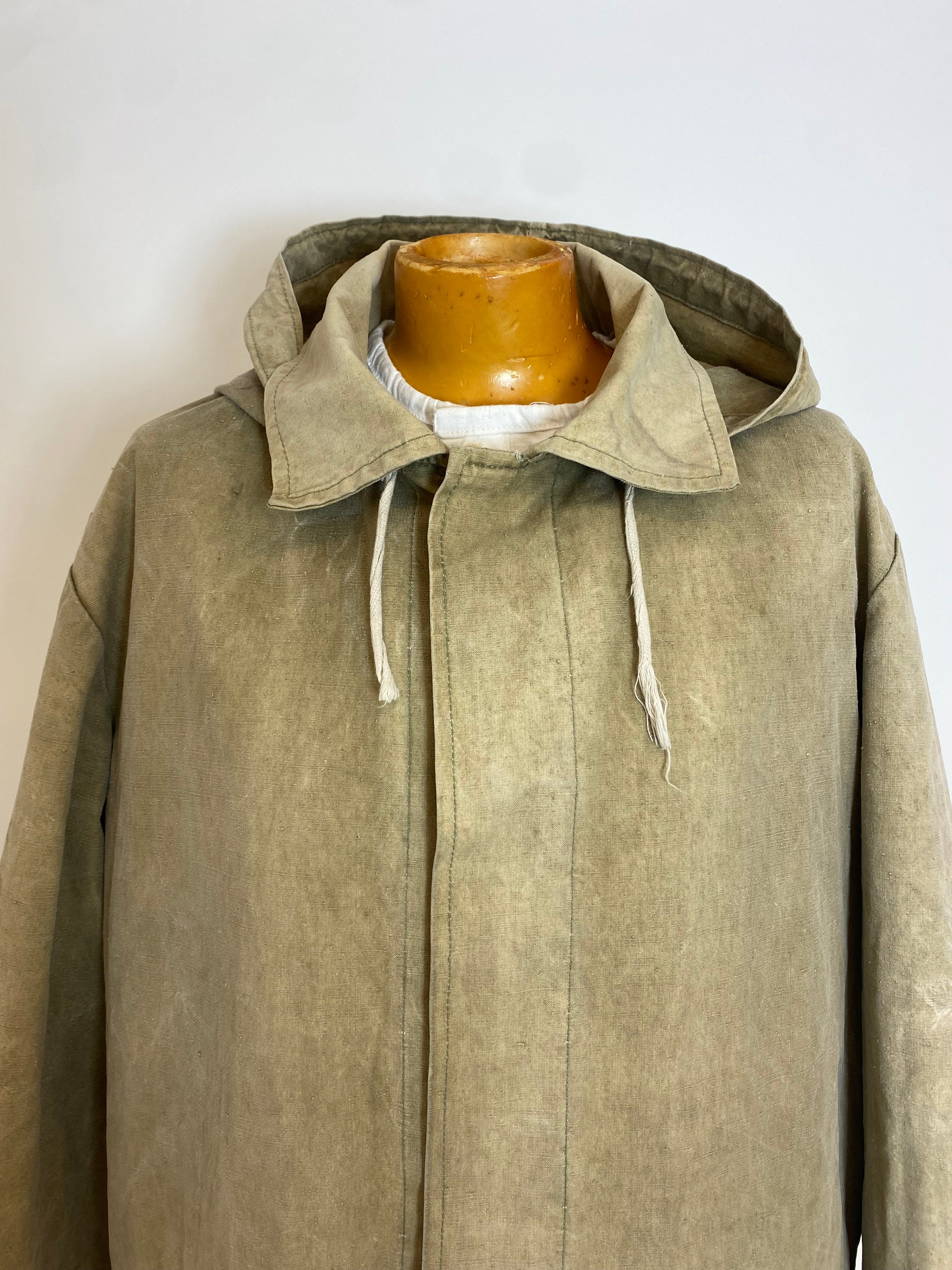 Vintage French Military Canvas Jacket