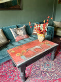 Vintage Painted Bloomsbury Inspired Hound Coffee Table