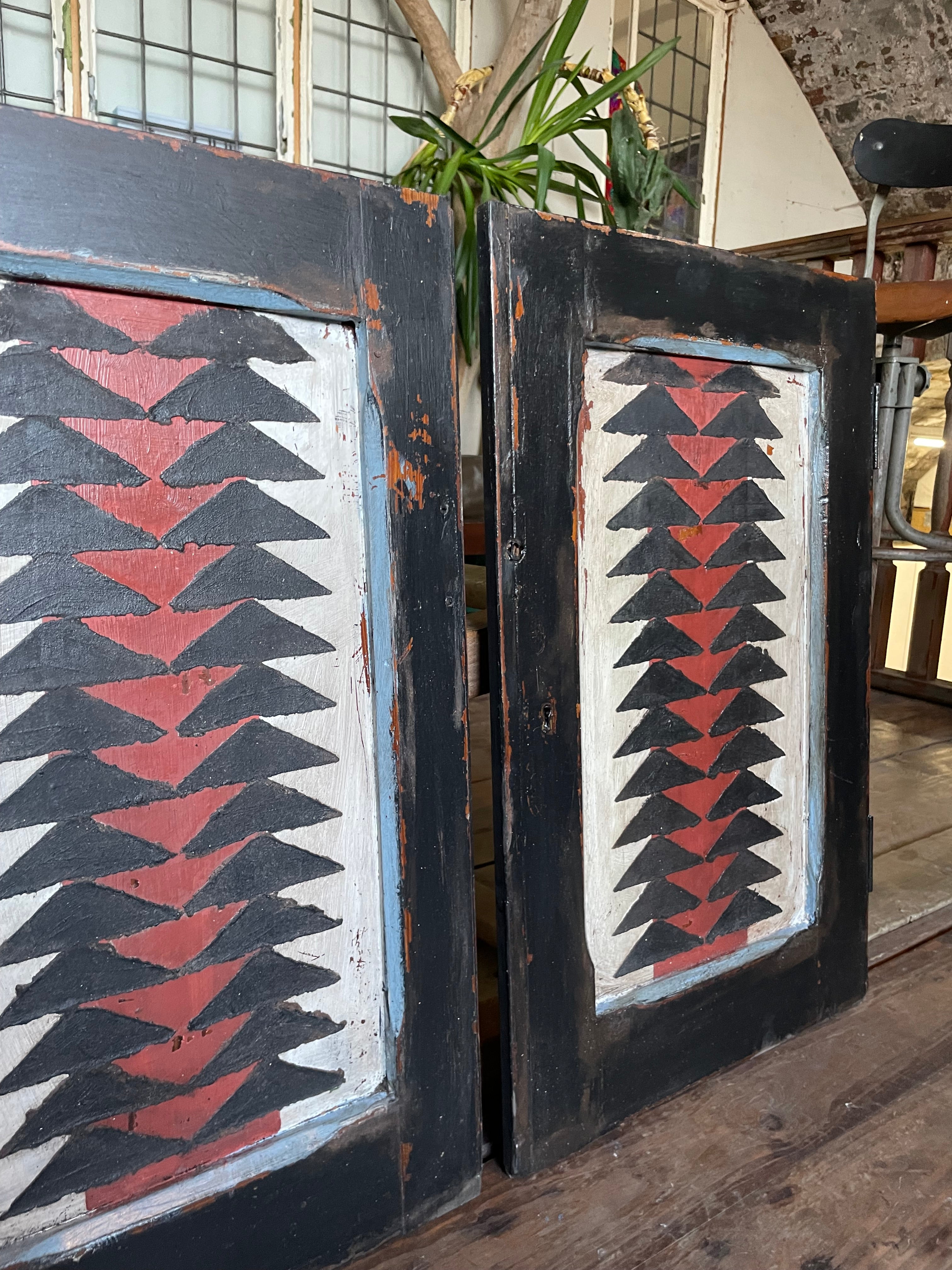 Vintage Pine Folk Art Wallhangings