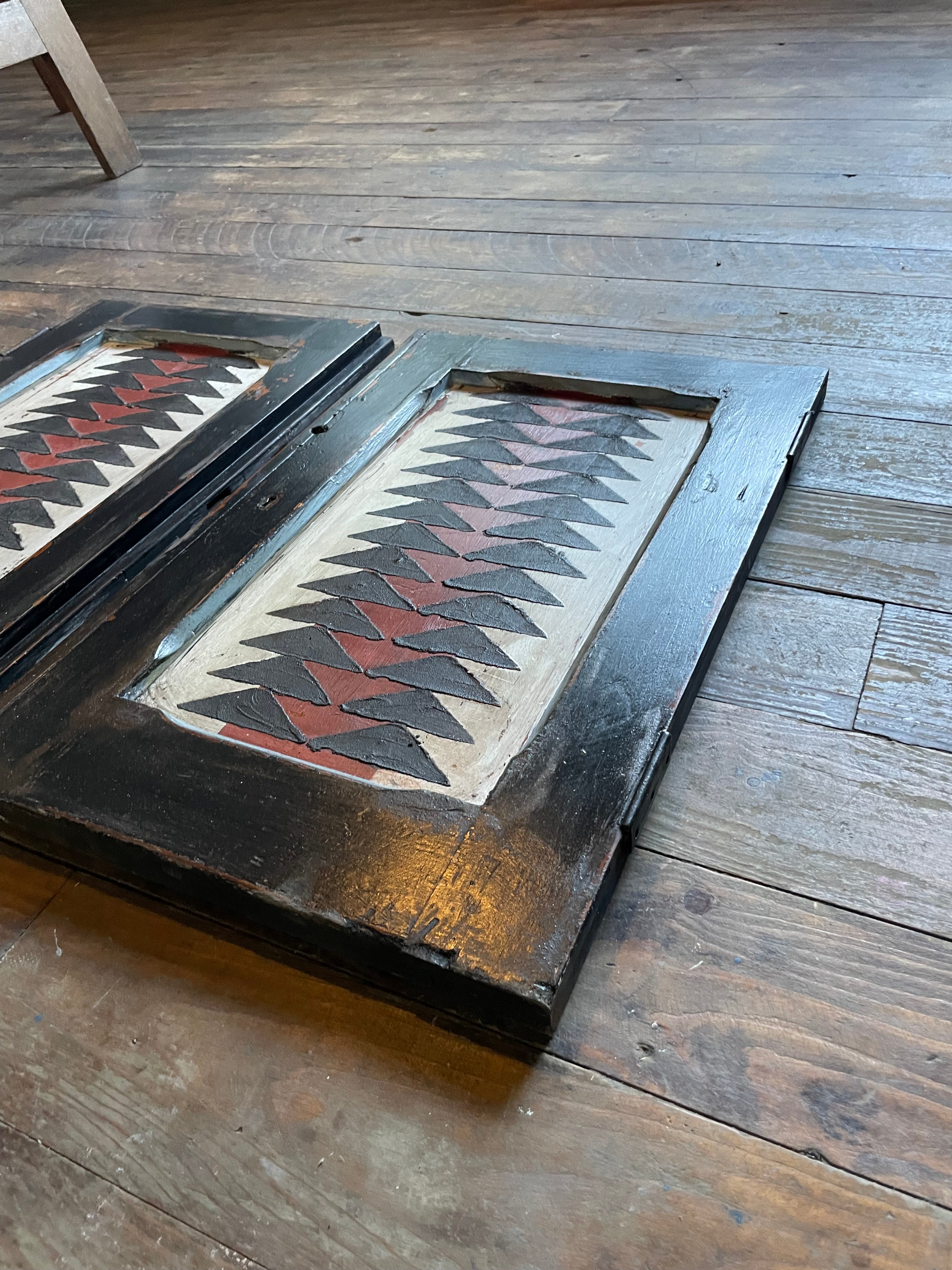 Vintage Pine Folk Art Wallhangings