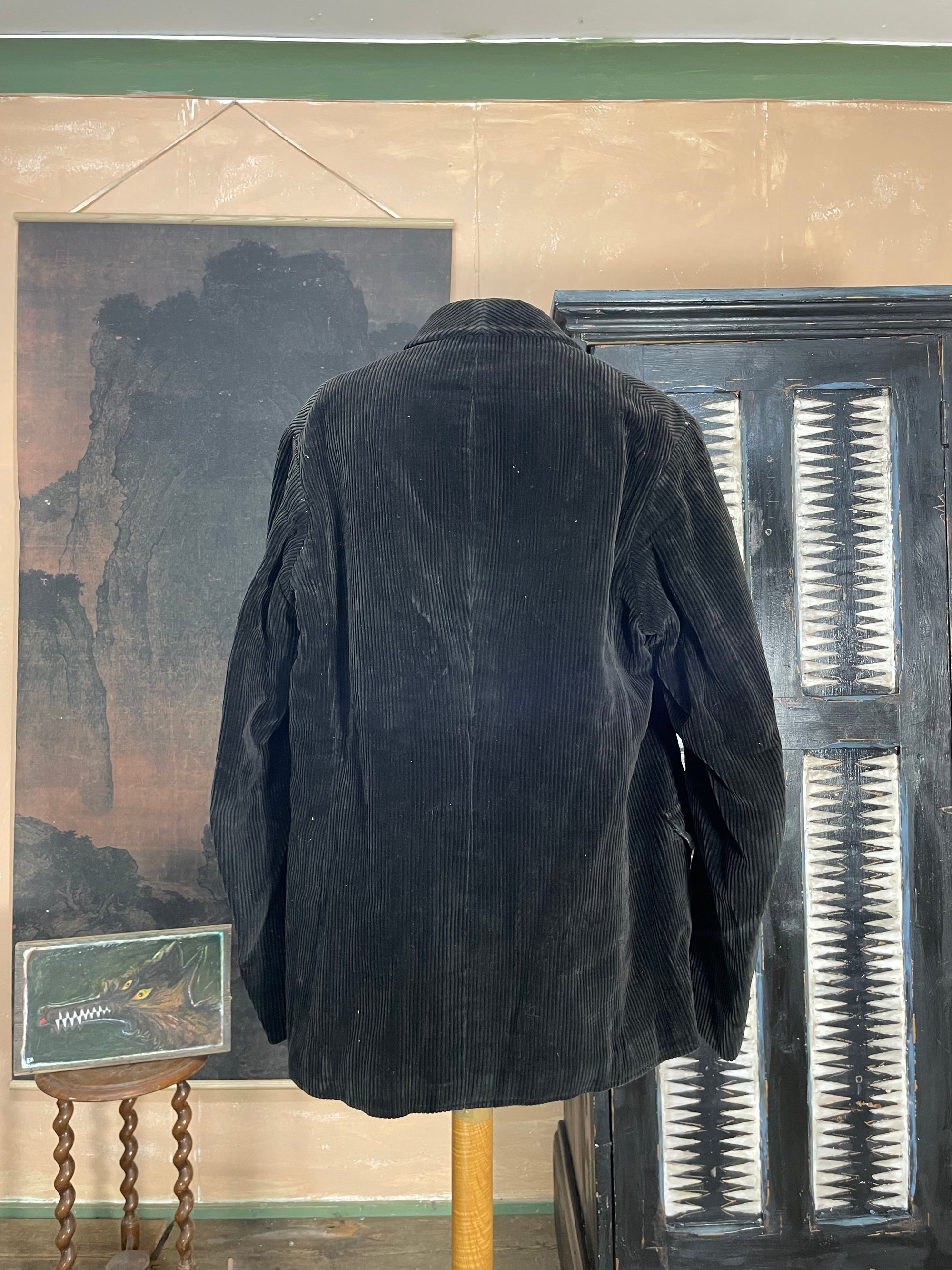 Vintage 1950s French Corduroy Workwear Jacket