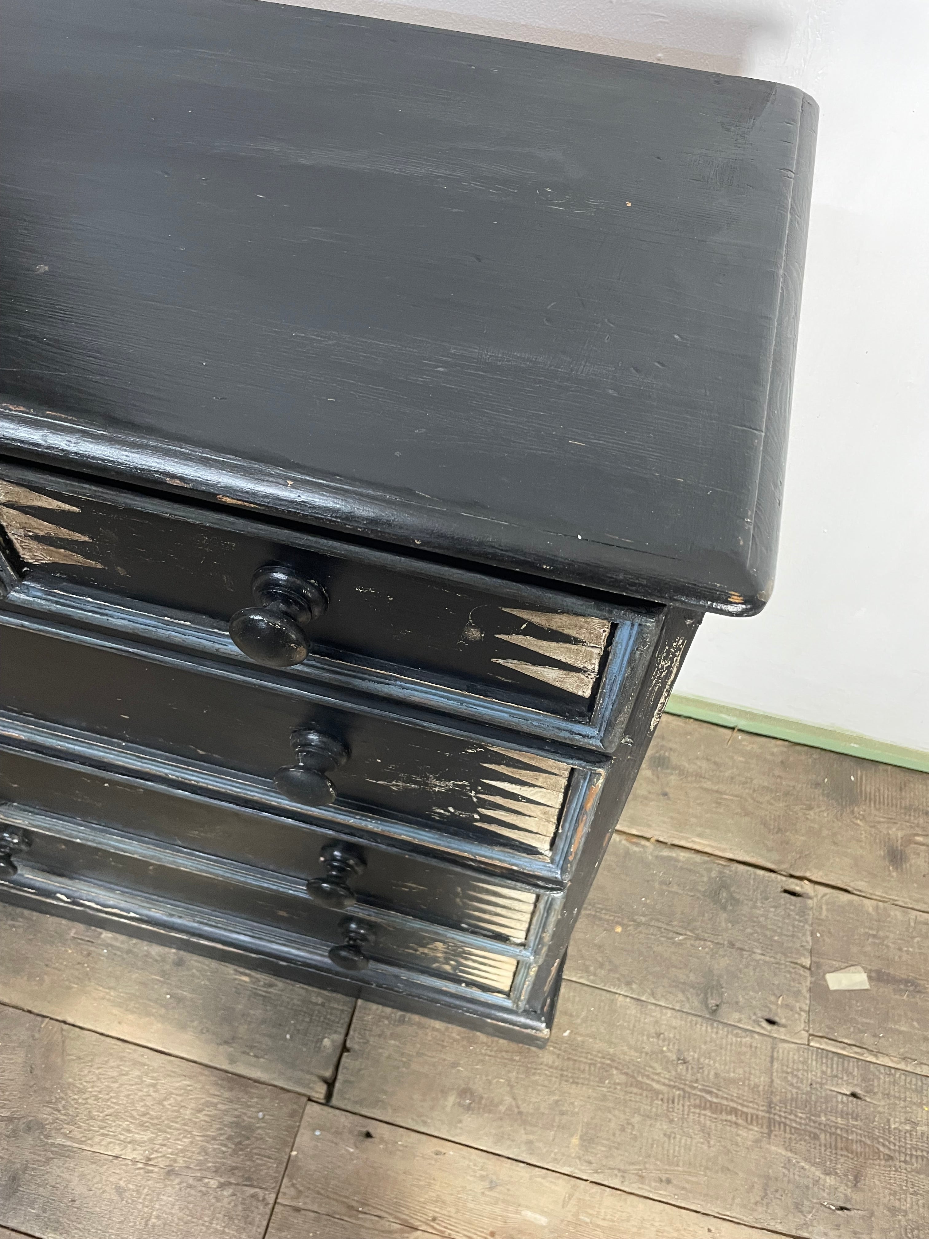 Vintage Folk Art Chest of Drawers