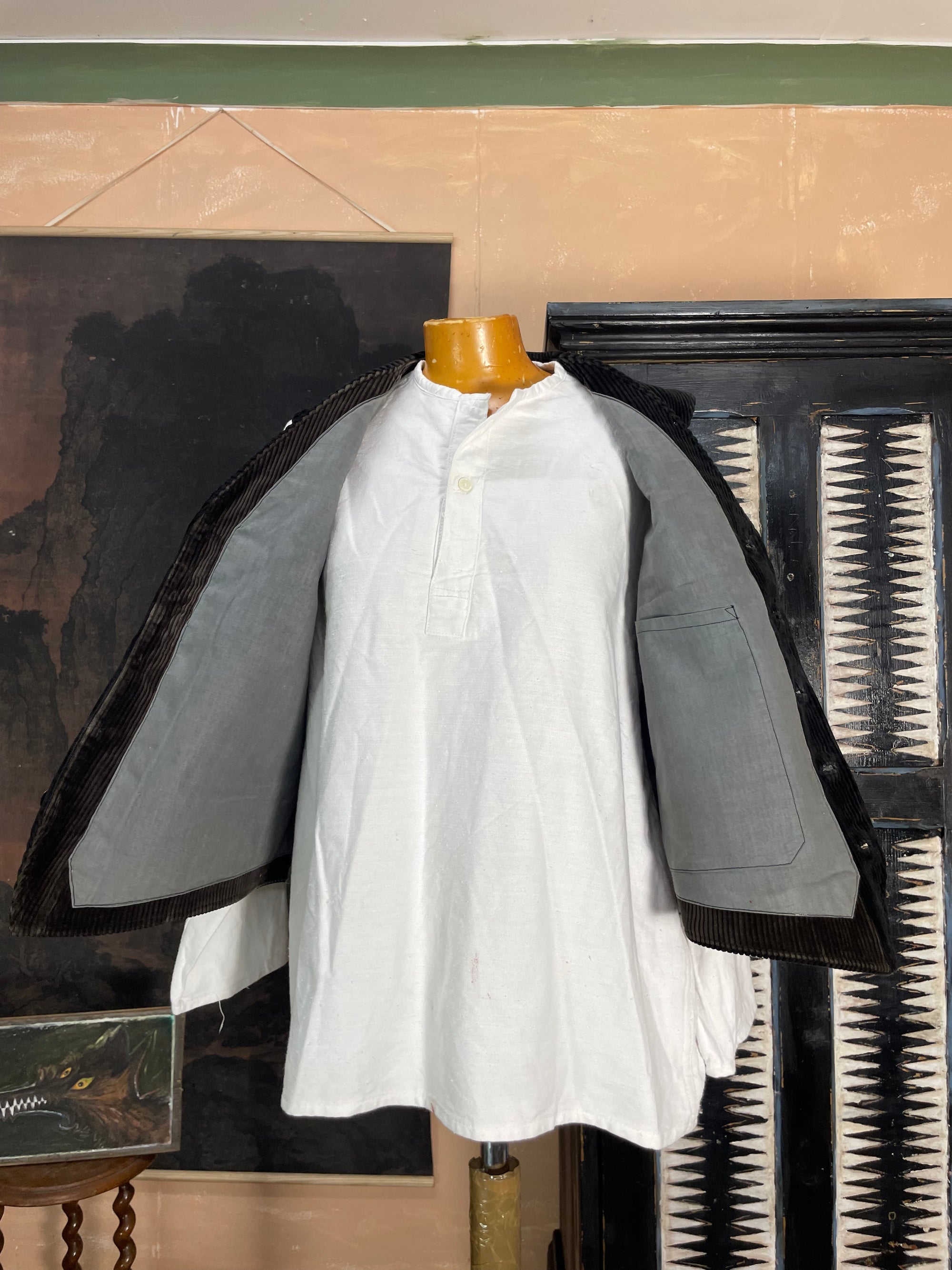 Vintage 1950s French Corduroy Waistcoat