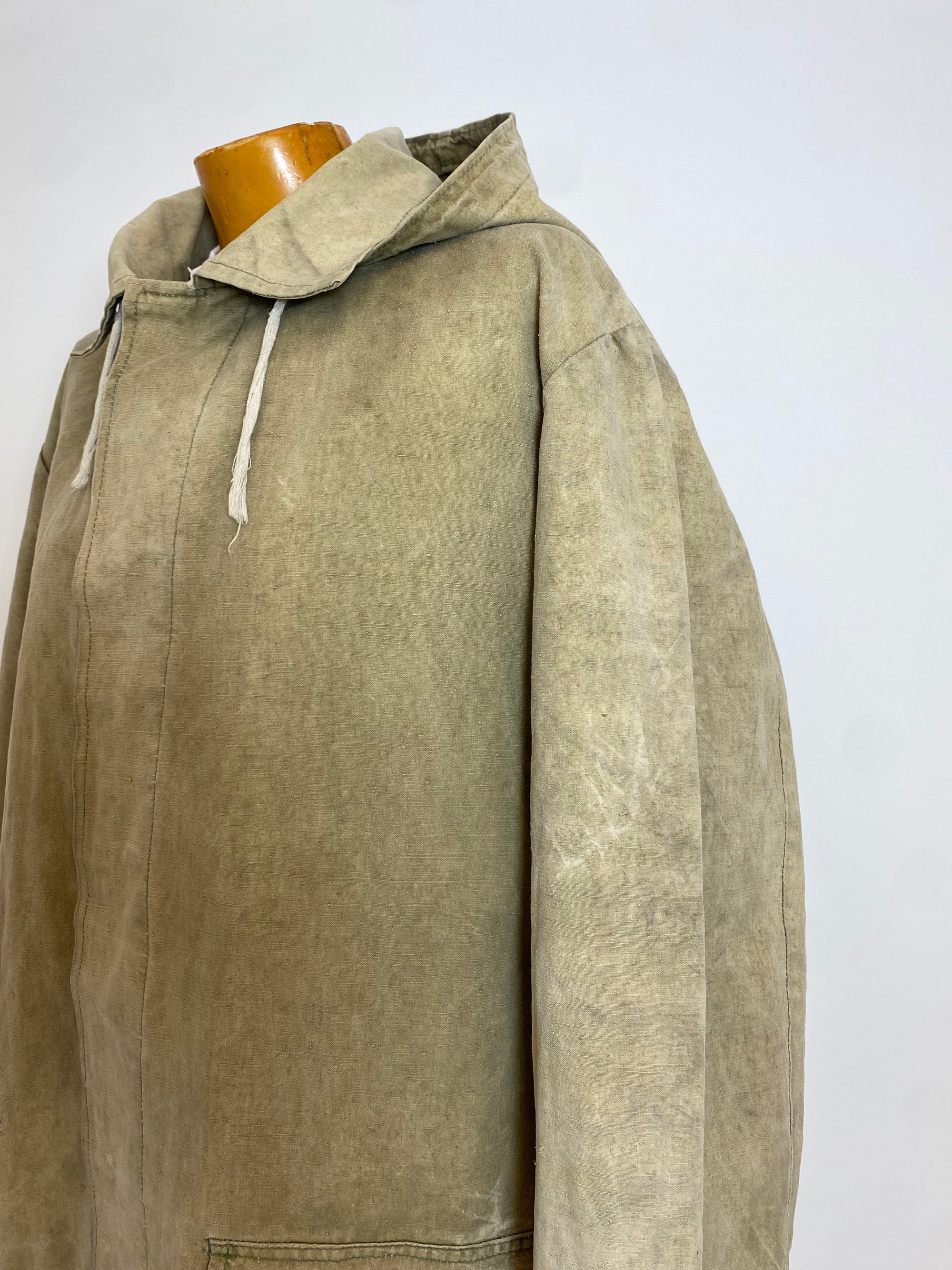 Vintage French Military Canvas Jacket