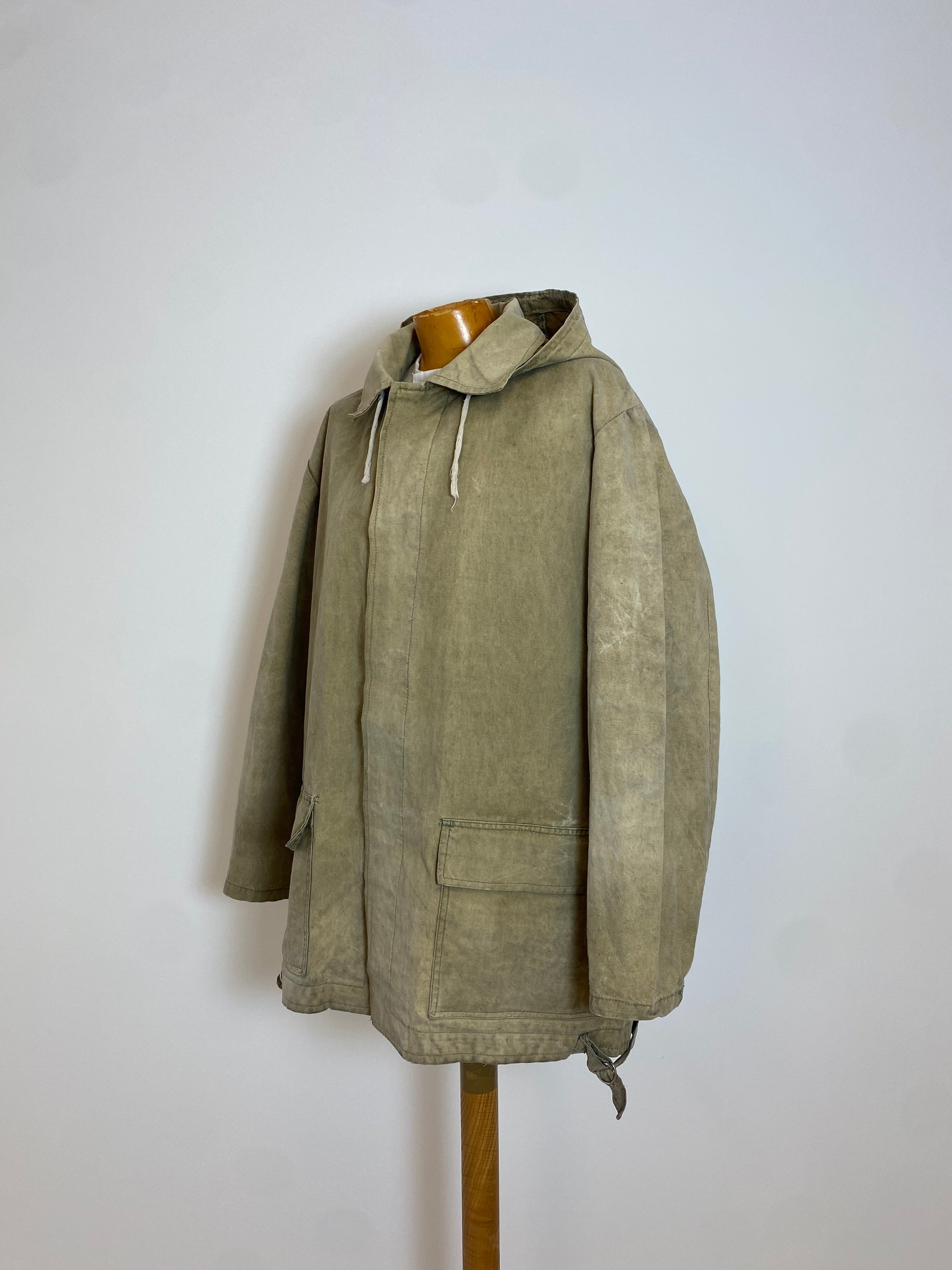 Vintage French Military Canvas Jacket