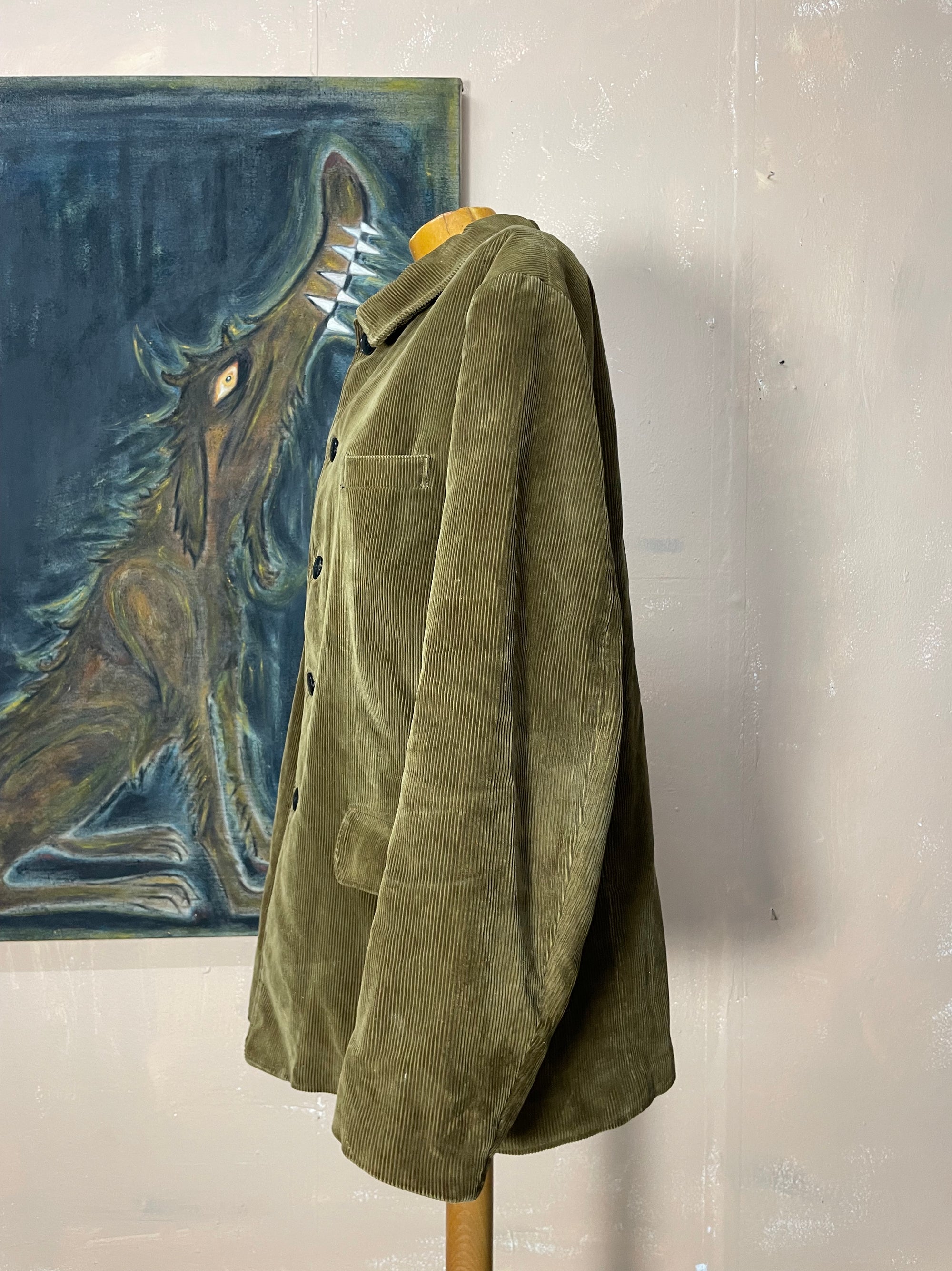 Vintage French 1950s Corduroy Jacket