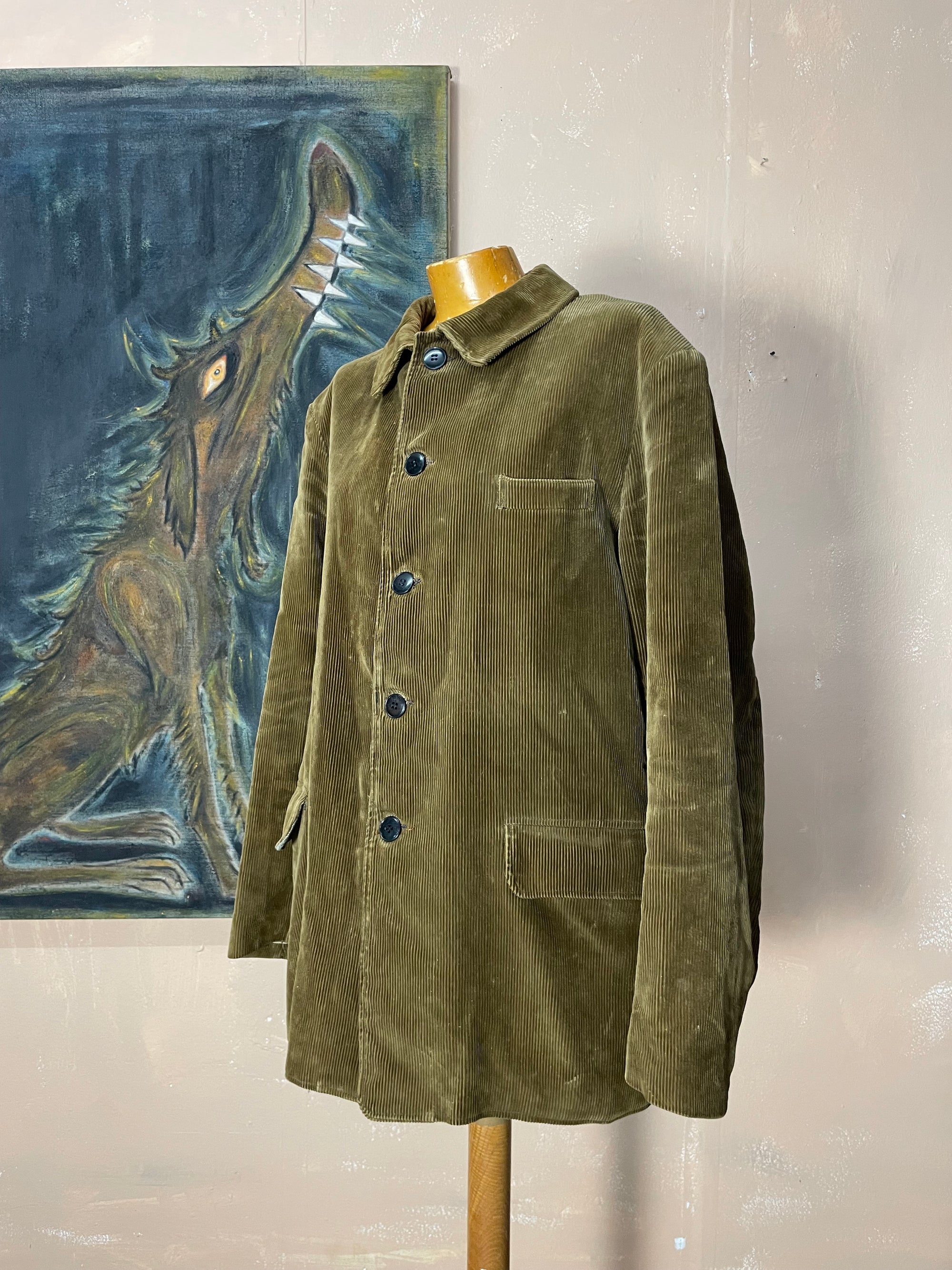 Vintage French 1950s Corduroy Jacket