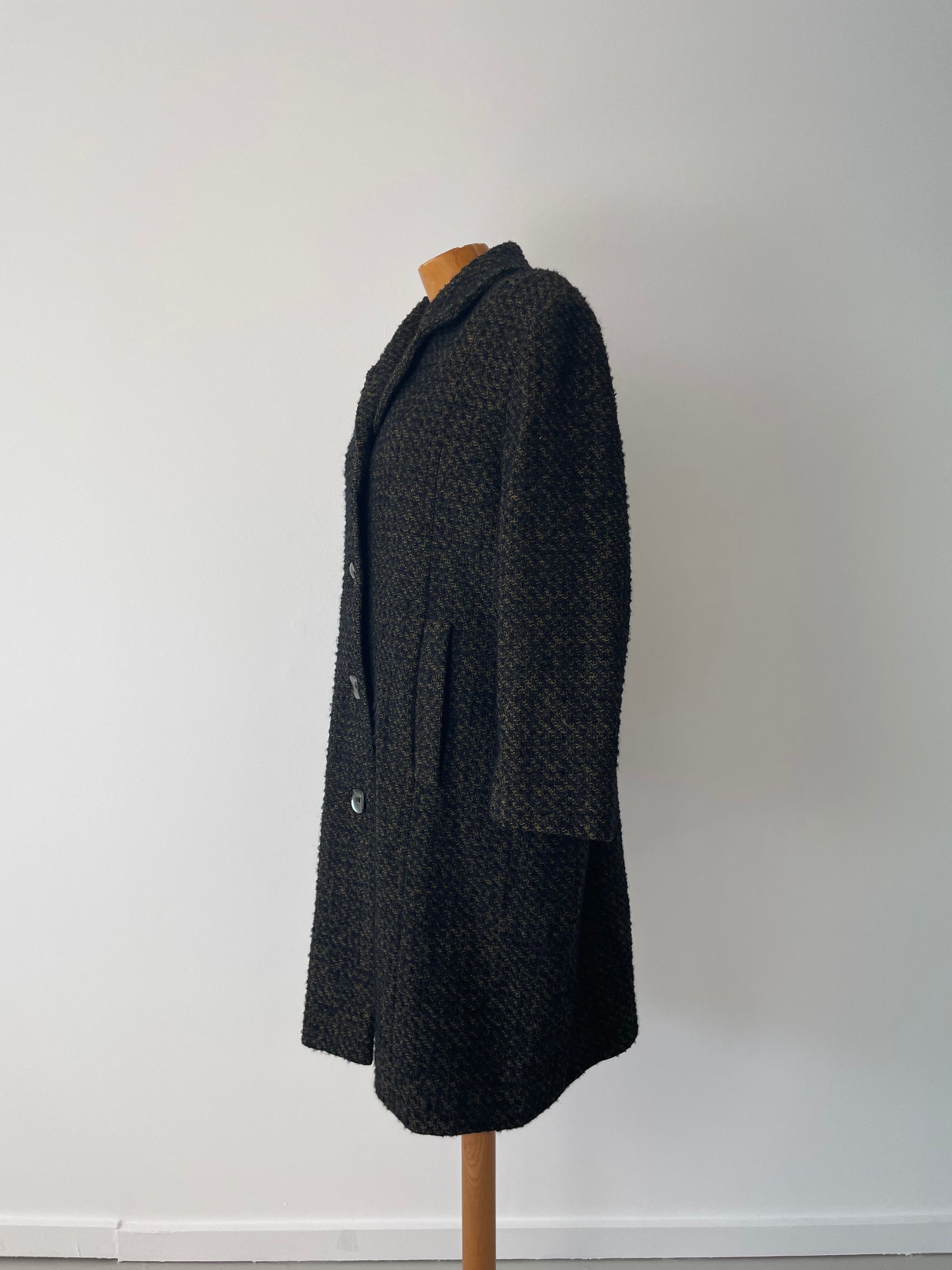 Vintage French 1930’s Tweed Overcoat