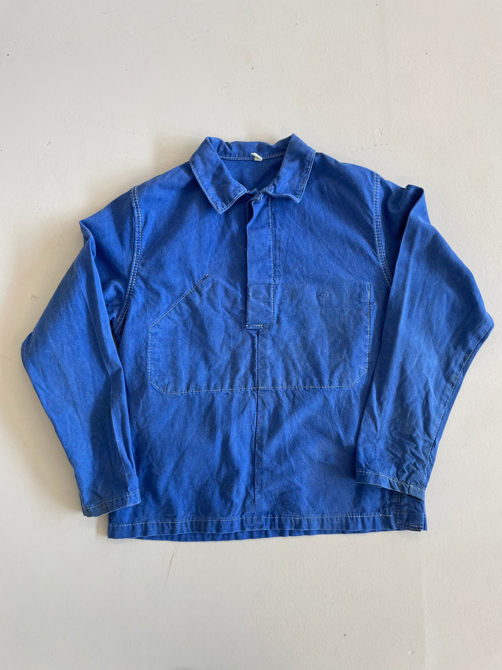 Vintage French Smock Workwear Top