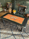 Vintage Coffee Table with Hound